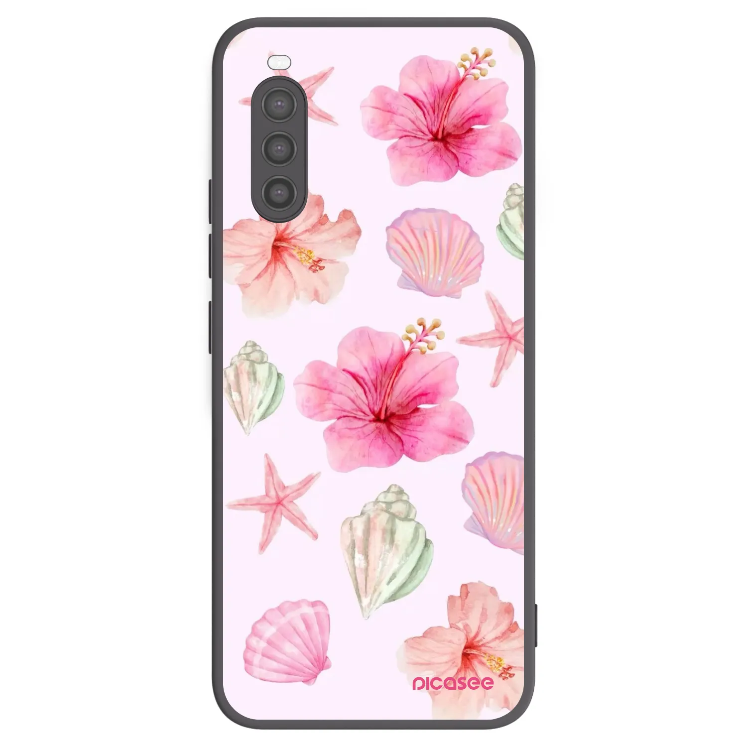 Picasee silikonový černý obal pro Sony Xperia 10 II - Blush Lagoon