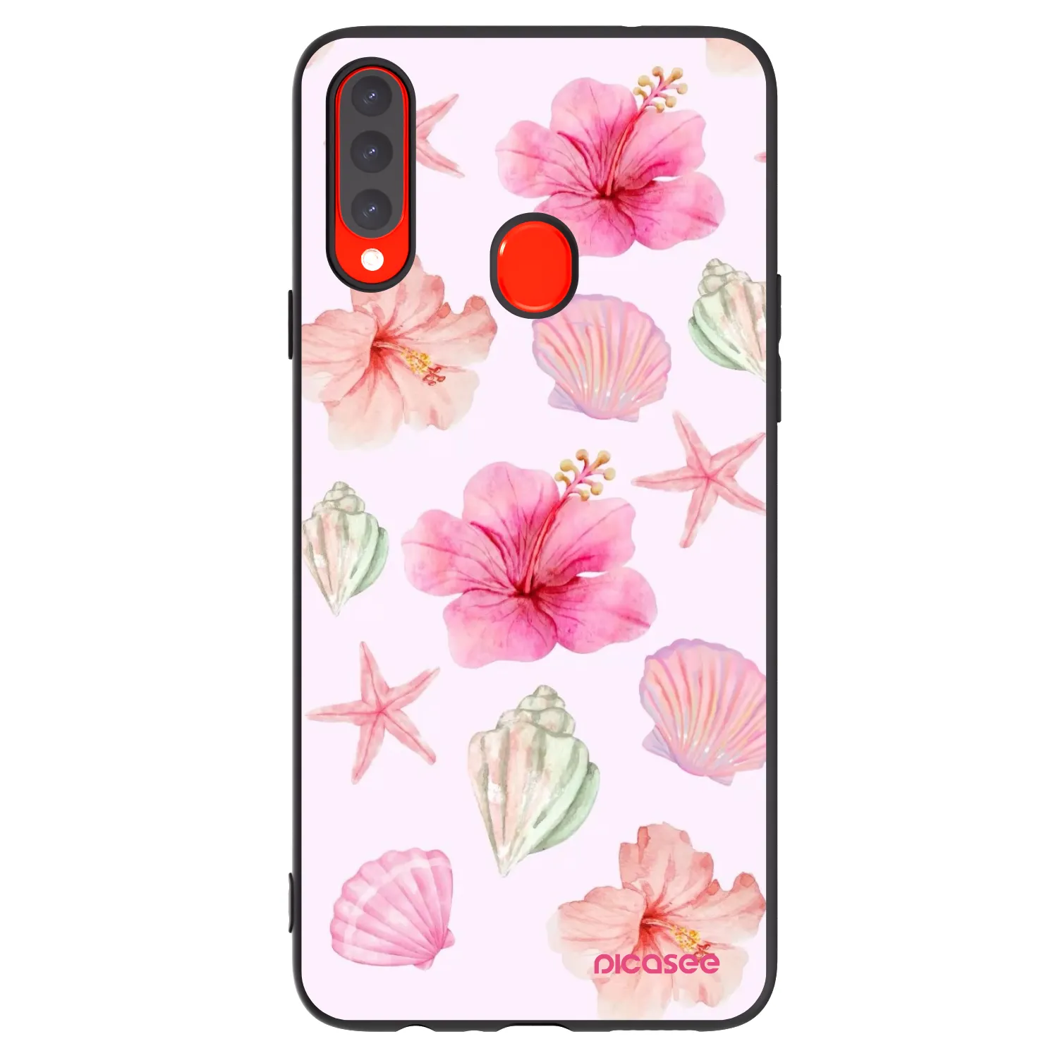 Picasee silikonový černý obal pro Samsung Galaxy A20s - Blush Lagoon