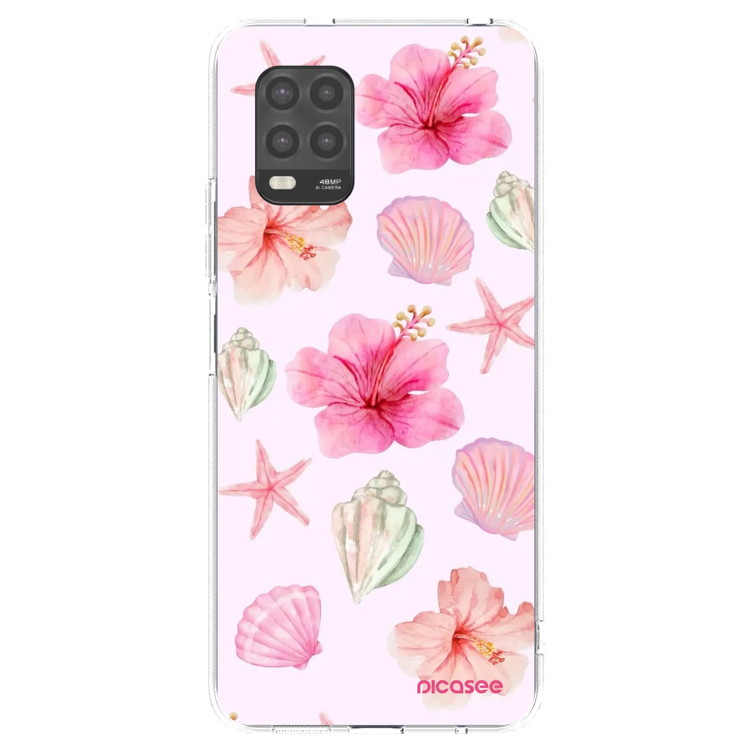 Picasee silikonový průhledný obal pro Xiaomi Mi 10 Lite - Blush Lagoon