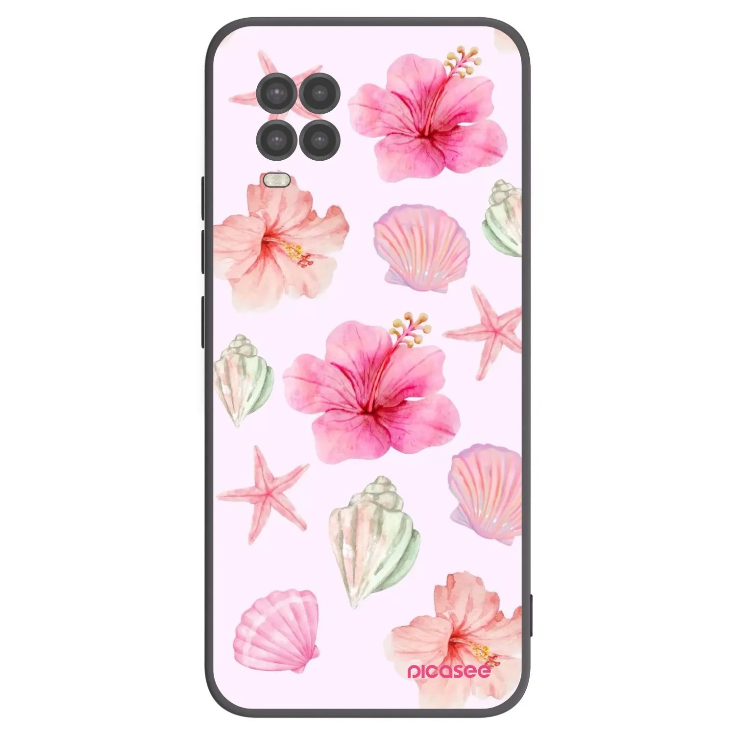 Picasee silikonový černý obal pro Xiaomi Mi 10 Lite - Blush Lagoon