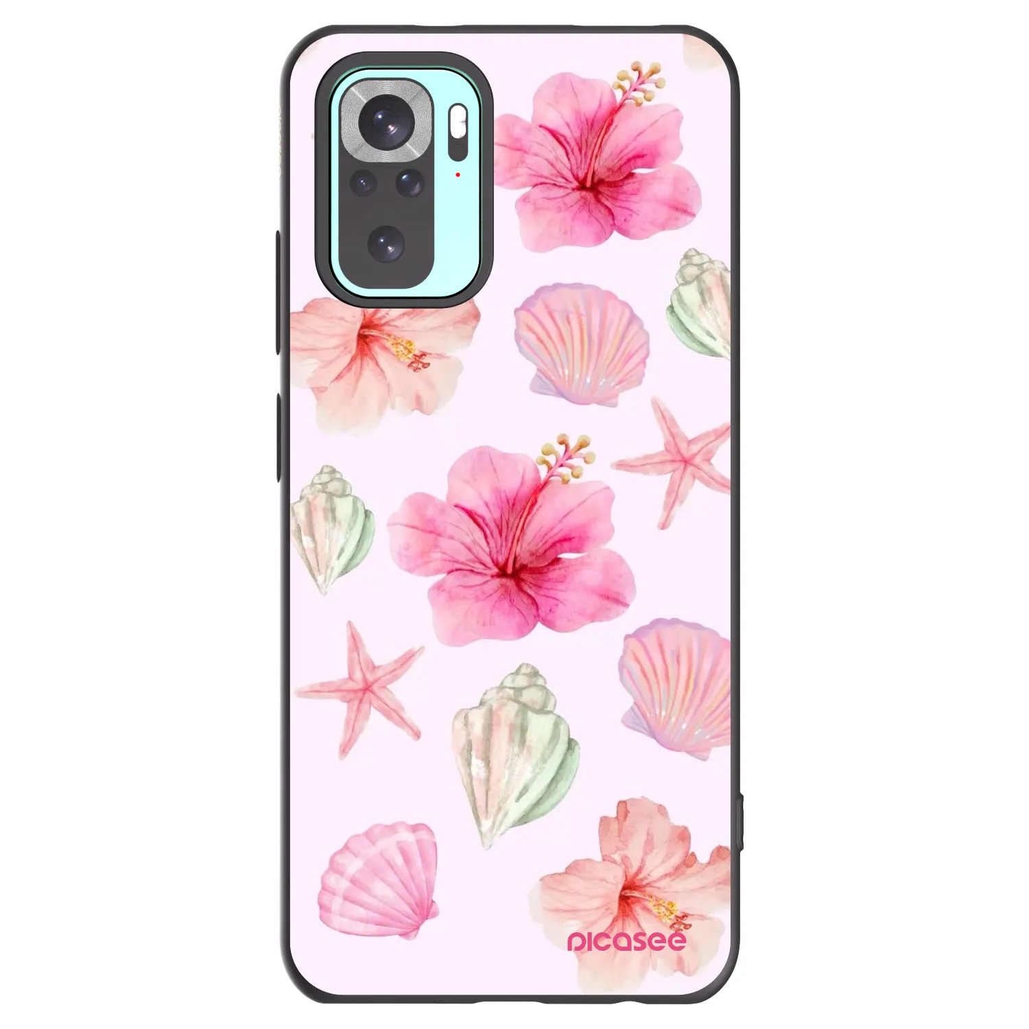 Picasee silikonový černý obal pro Xiaomi Redmi Note 10 Pro - Blush Lagoon