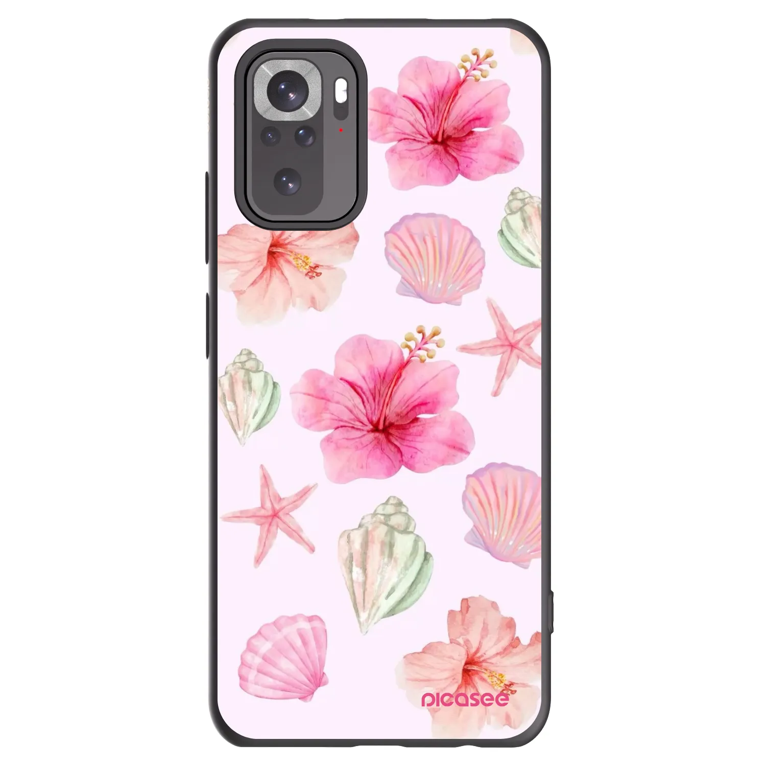 Picasee silikonový černý obal pro Xiaomi Redmi Note 10S - Blush Lagoon