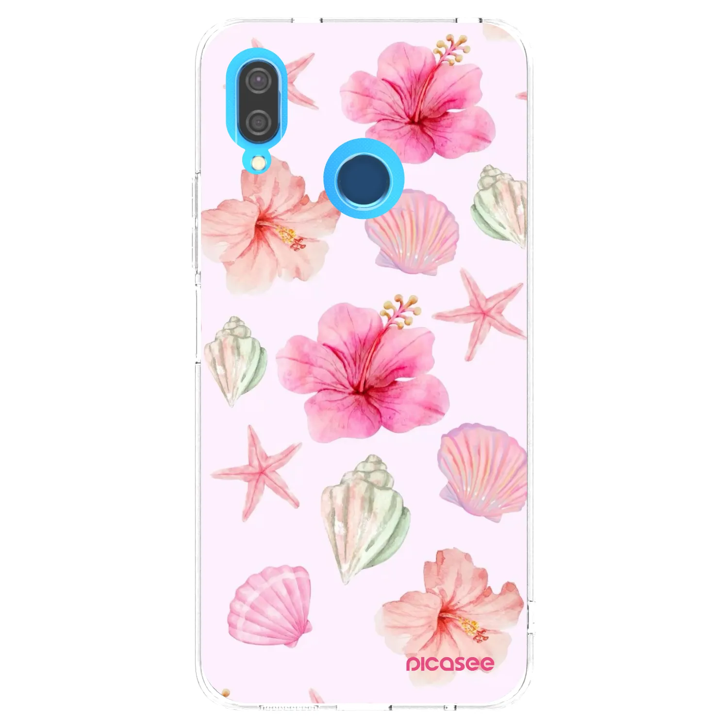 Picasee silikonový průhledný obal pro Huawei P20 Lite - Blush Lagoon