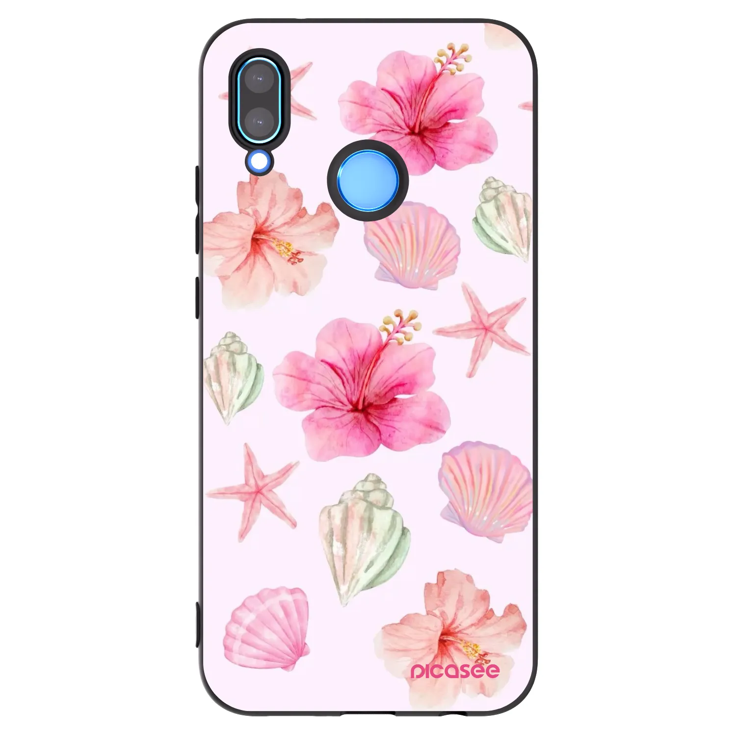 Picasee silikonový černý obal pro Huawei P20 Lite - Blush Lagoon