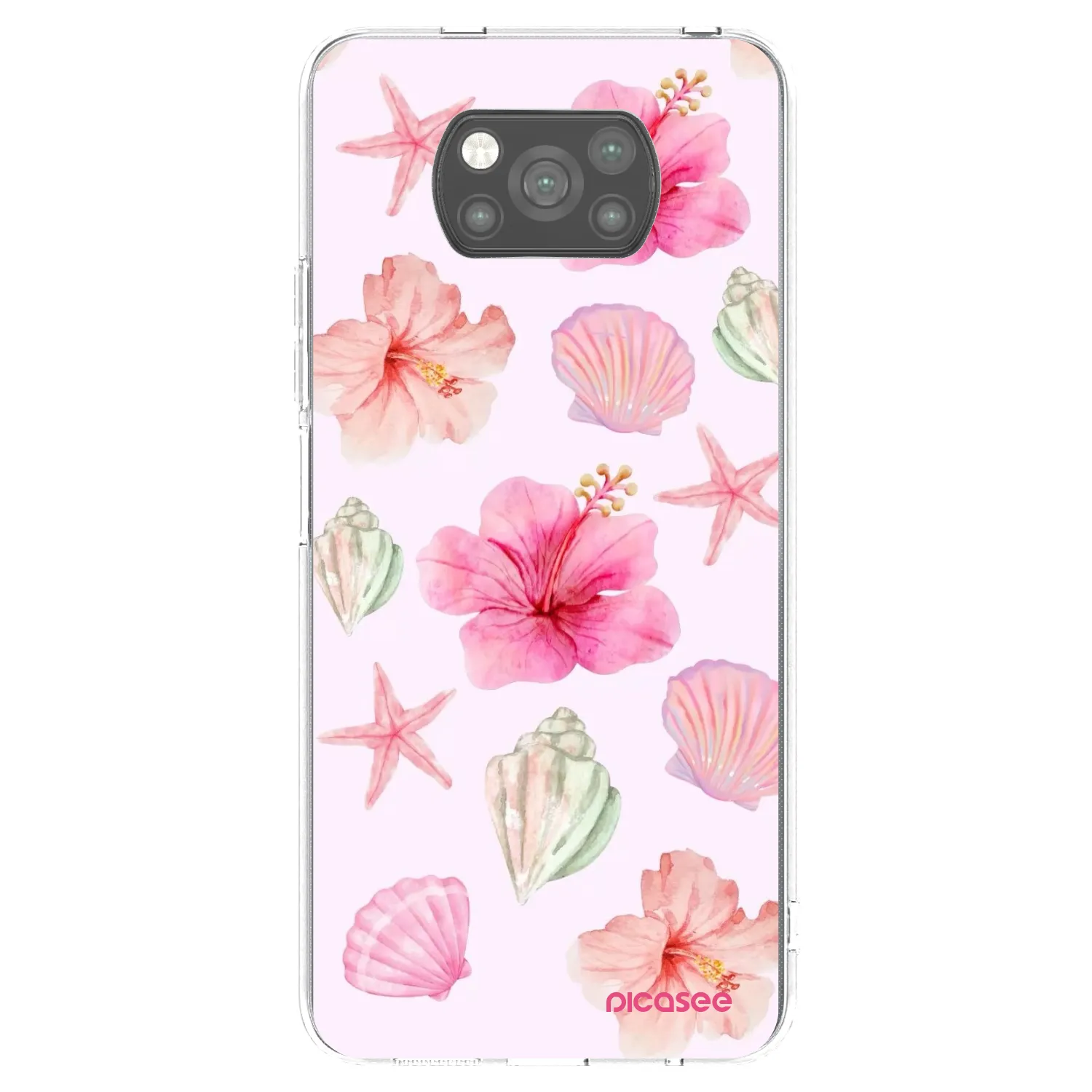 Picasee silikonový černý obal pro Xiaomi Poco X3 Pro - Blush Lagoon