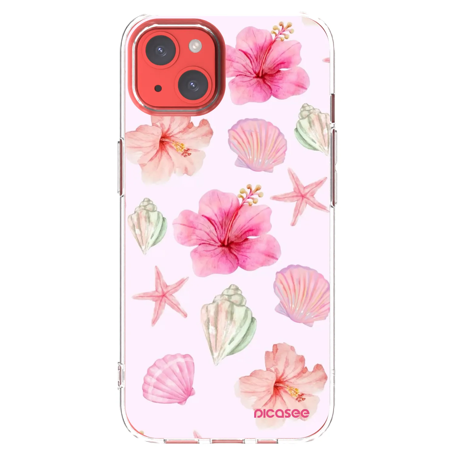 Picasee silikonový průhledný obal pro Apple iPhone 13 - Blush Lagoon