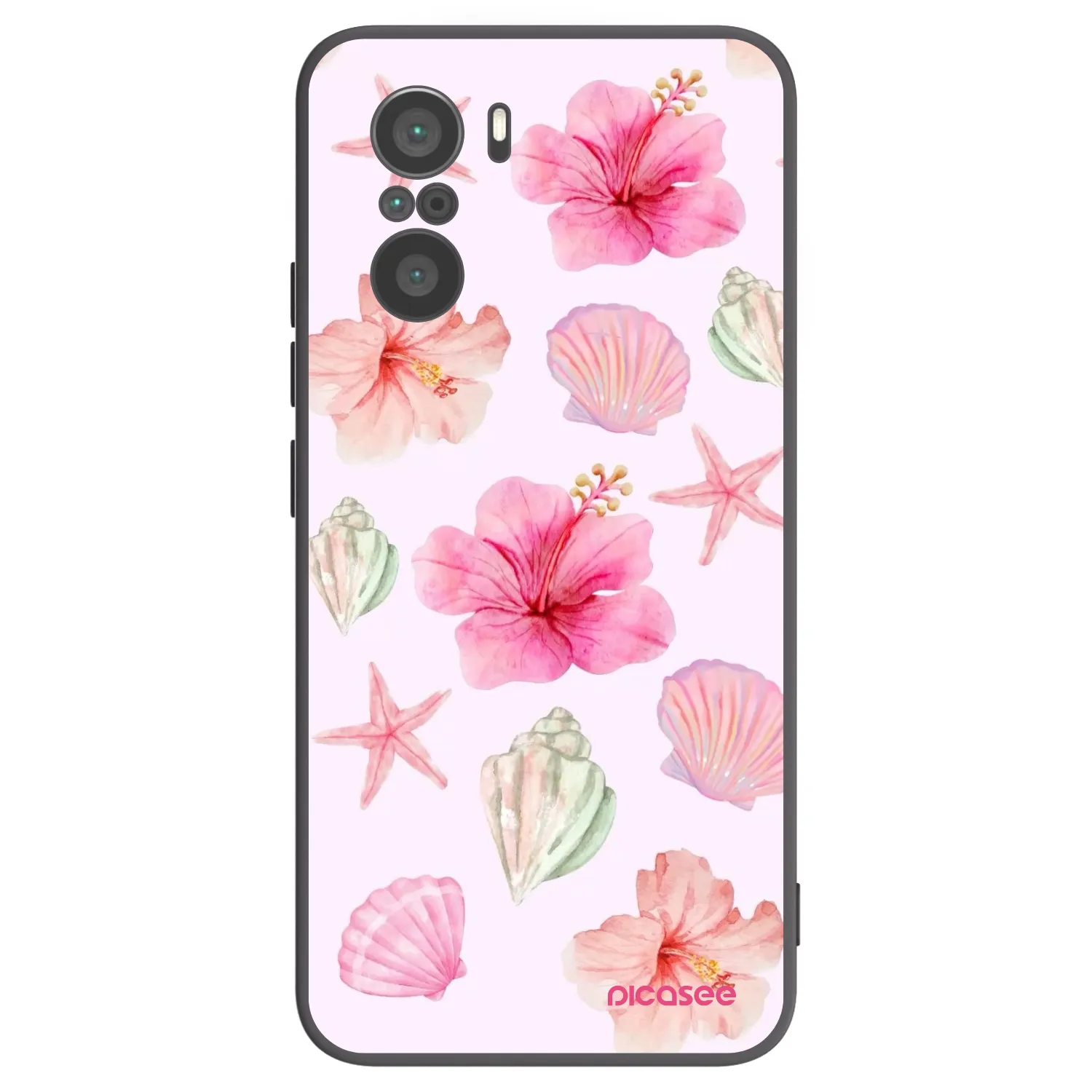 Picasee silikonový černý obal pro Xiaomi Poco F3 - Blush Lagoon