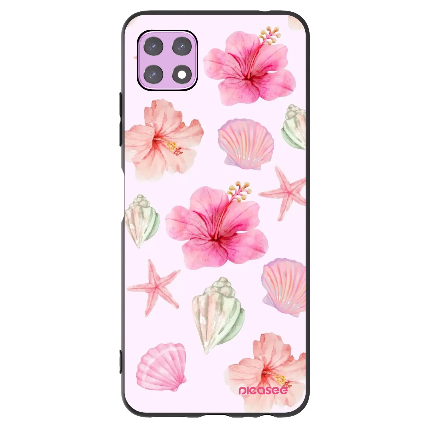 Picasee silikonový černý obal pro Samsung Galaxy A22 A226B 5G - Blush Lagoon