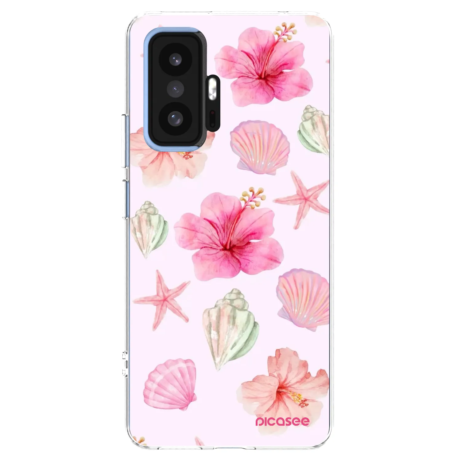 Picasee silikonový průhledný obal pro Xiaomi 11T Pro - Blush Lagoon