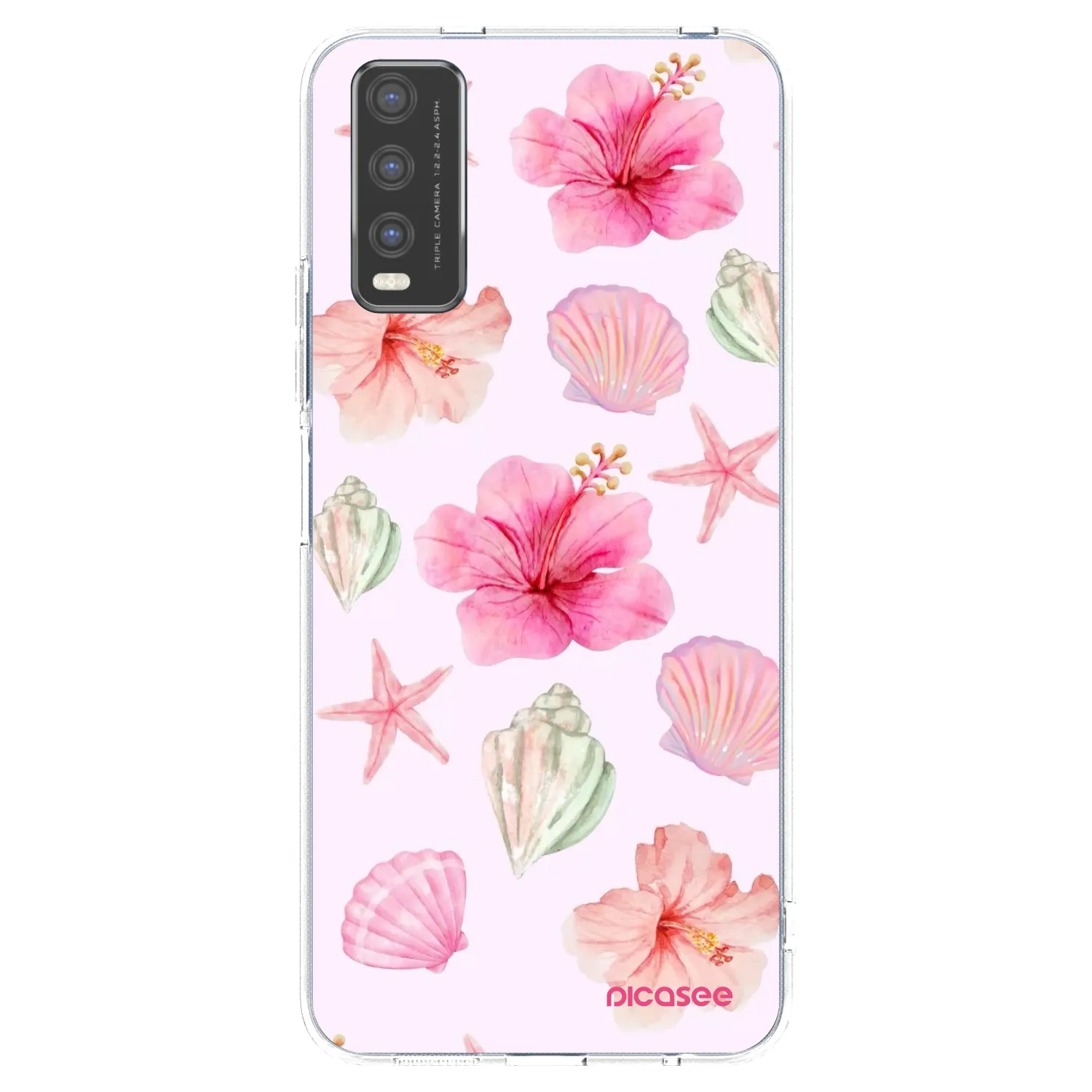 Picasee silikonový průhledný obal pro Vivo Y20s - Blush Lagoon