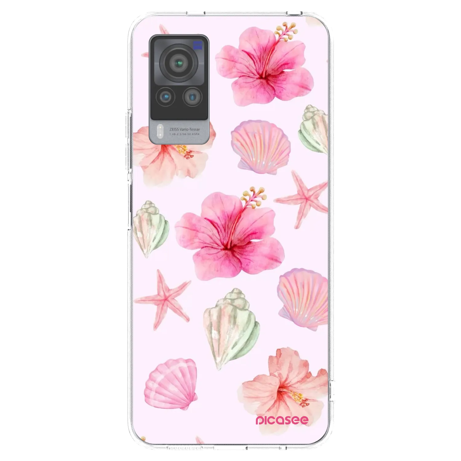 Picasee silikonový průhledný obal pro Vivo X60 Pro 5G - Blush Lagoon