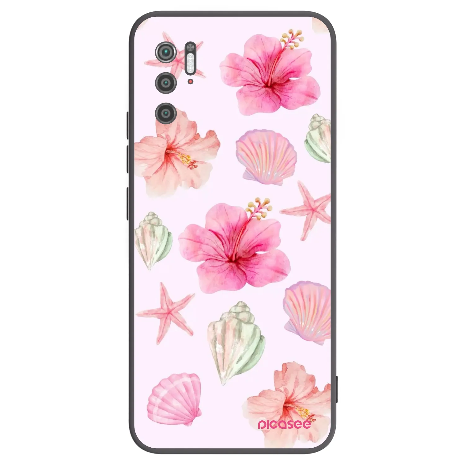 Picasee silikonový černý obal pro Xiaomi Poco M3 Pro 5G - Blush Lagoon
