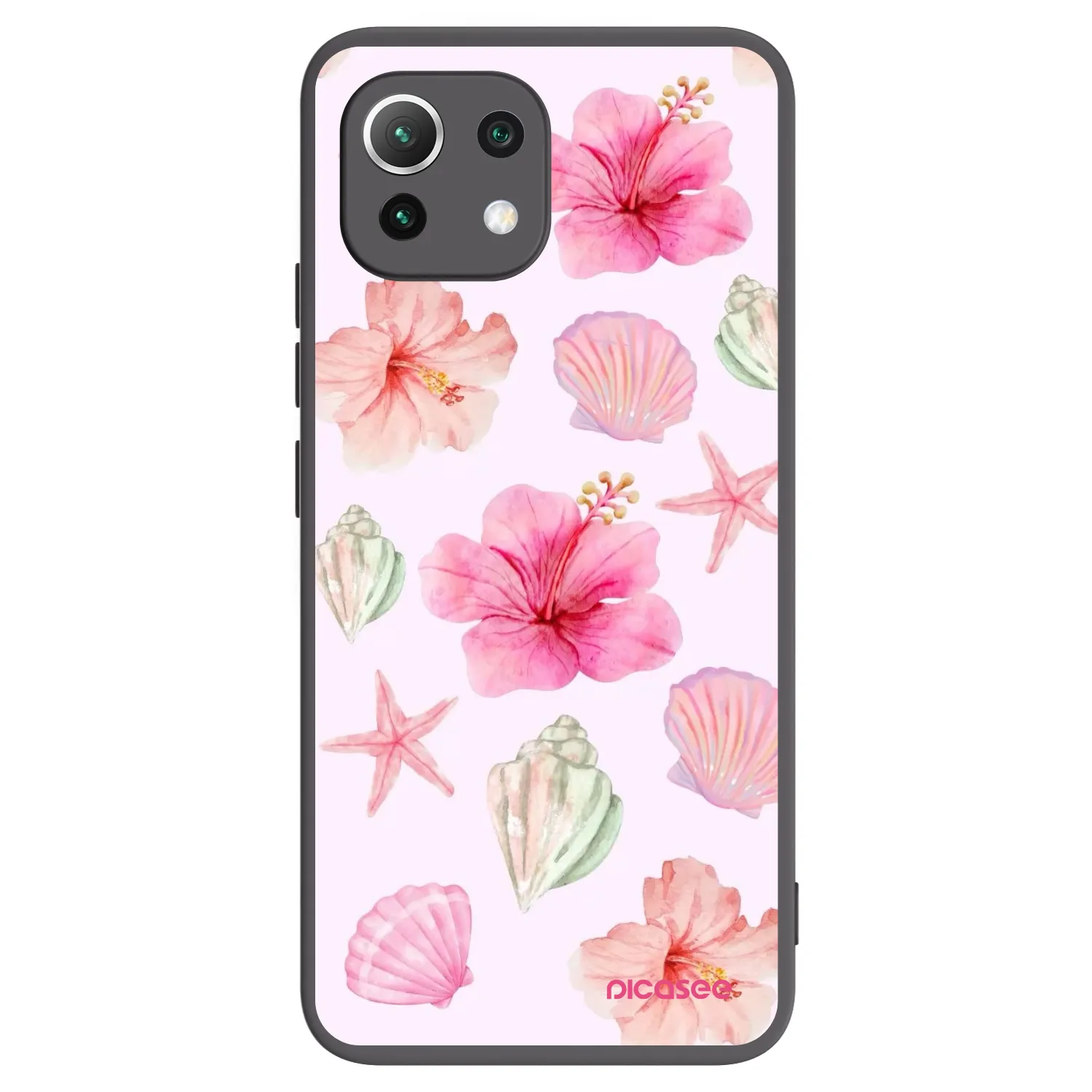 Picasee silikonový černý obal pro Xiaomi 11 Lite 5G NE - Blush Lagoon