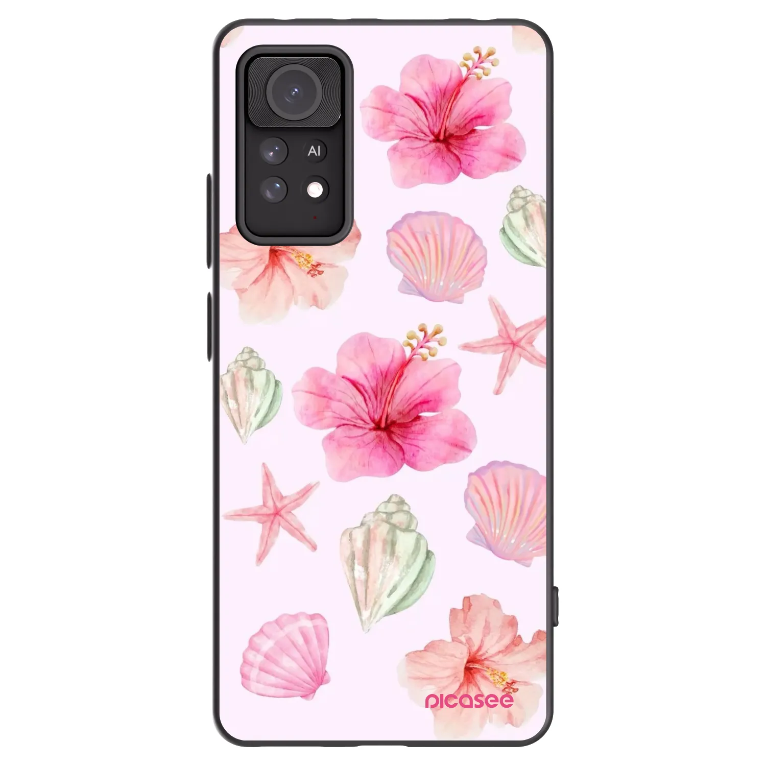 Picasee silikonový černý obal pro Xiaomi Redmi Note 11 Pro - Blush Lagoon