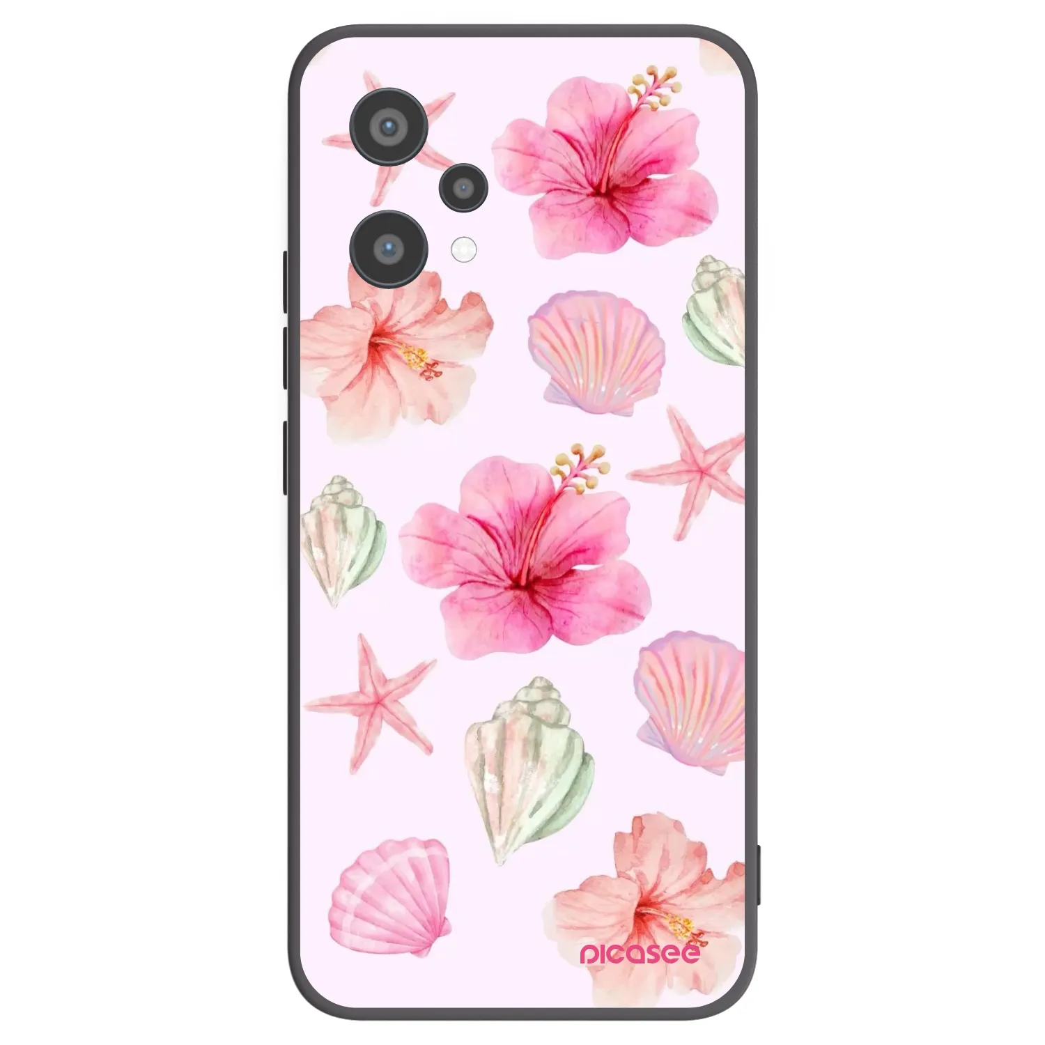 Picasee silikonový černý obal pro Realme 9 Pro 5G - Blush Lagoon