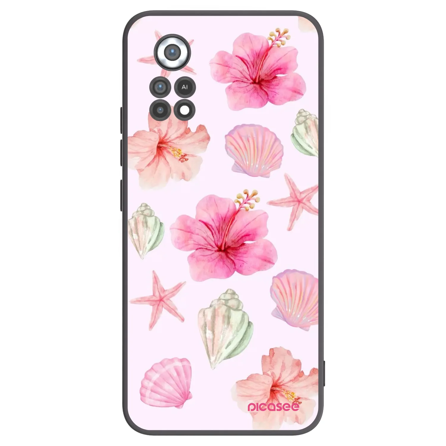 Picasee silikonový černý obal pro Xiaomi Poco X4 Pro 5G - Blush Lagoon
