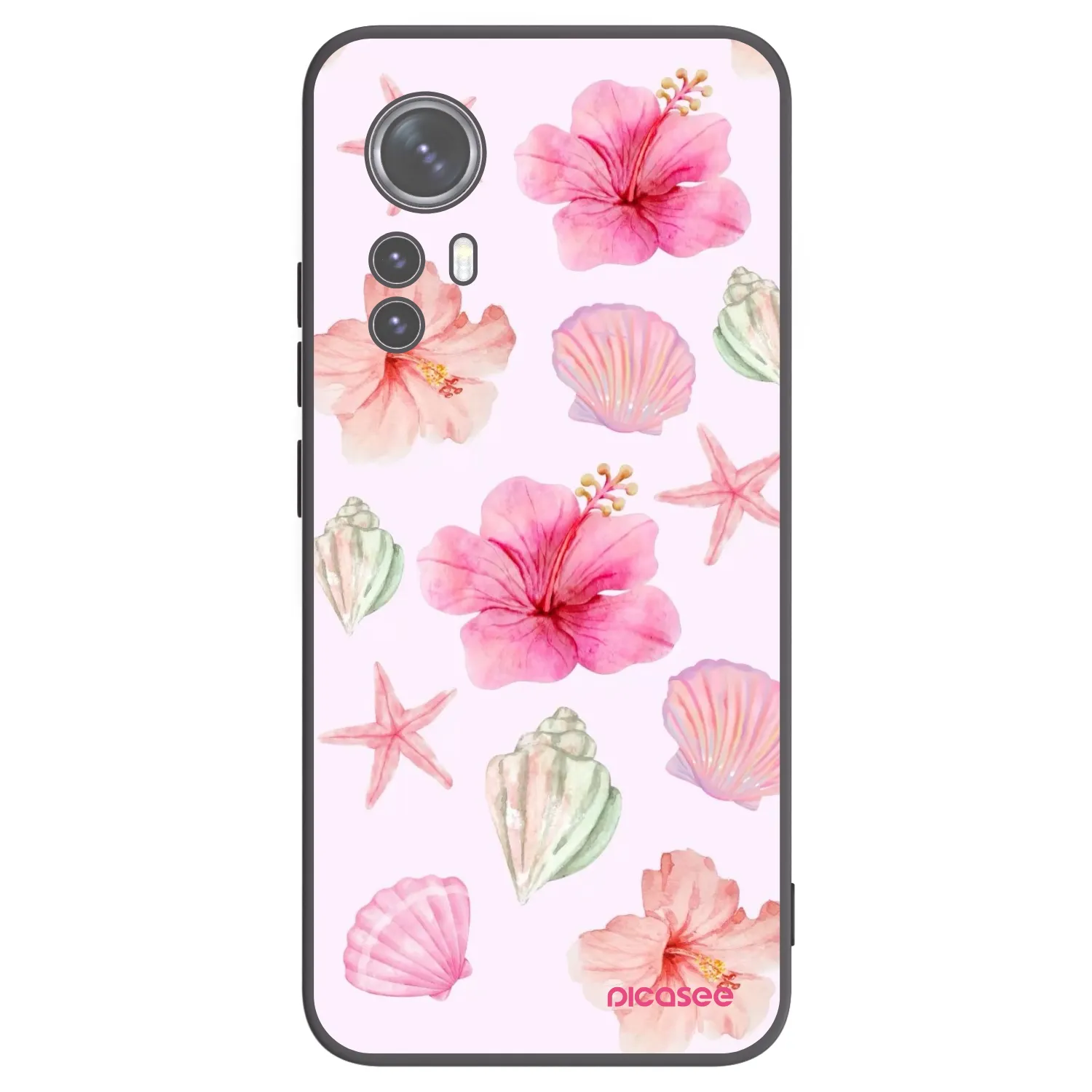 Picasee silikonový černý obal pro Xiaomi 12 - Blush Lagoon