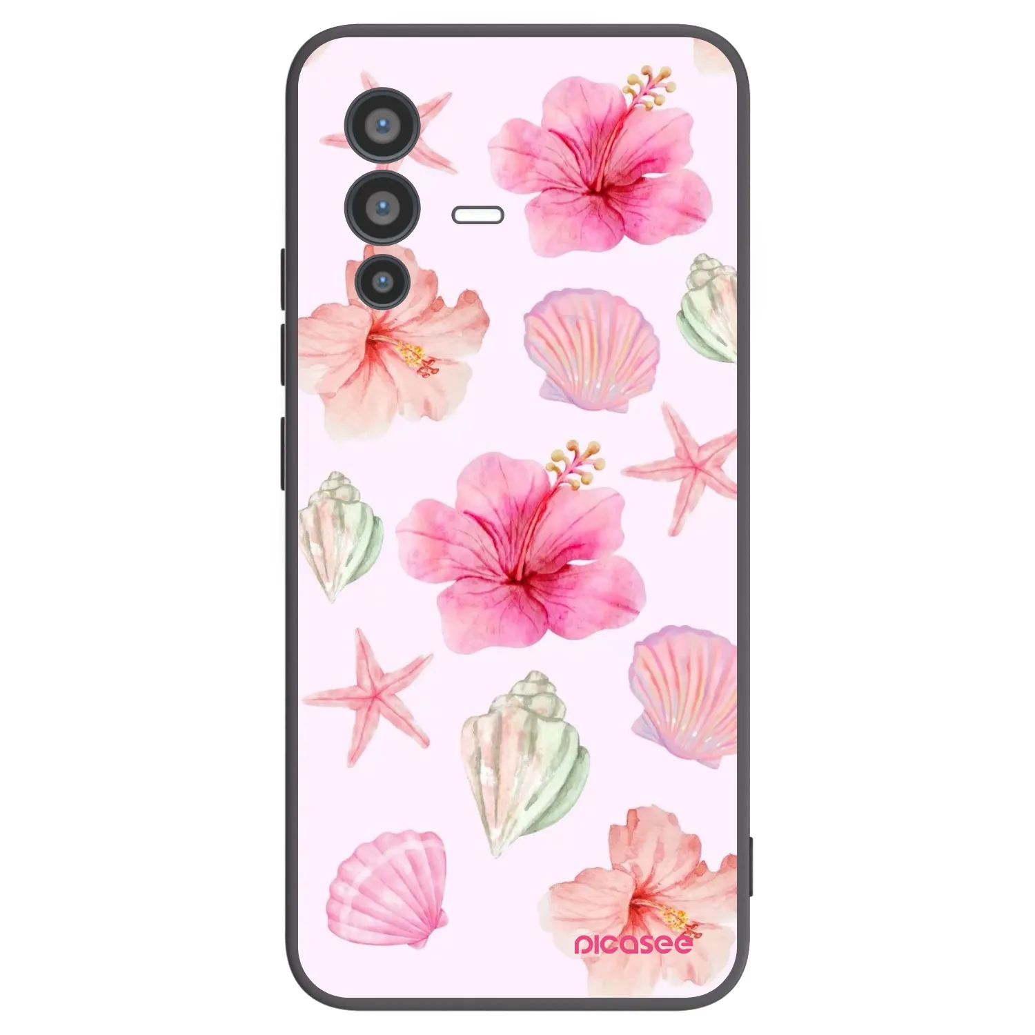 Picasee silikonový černý obal pro Vivo V23 5G - Blush Lagoon