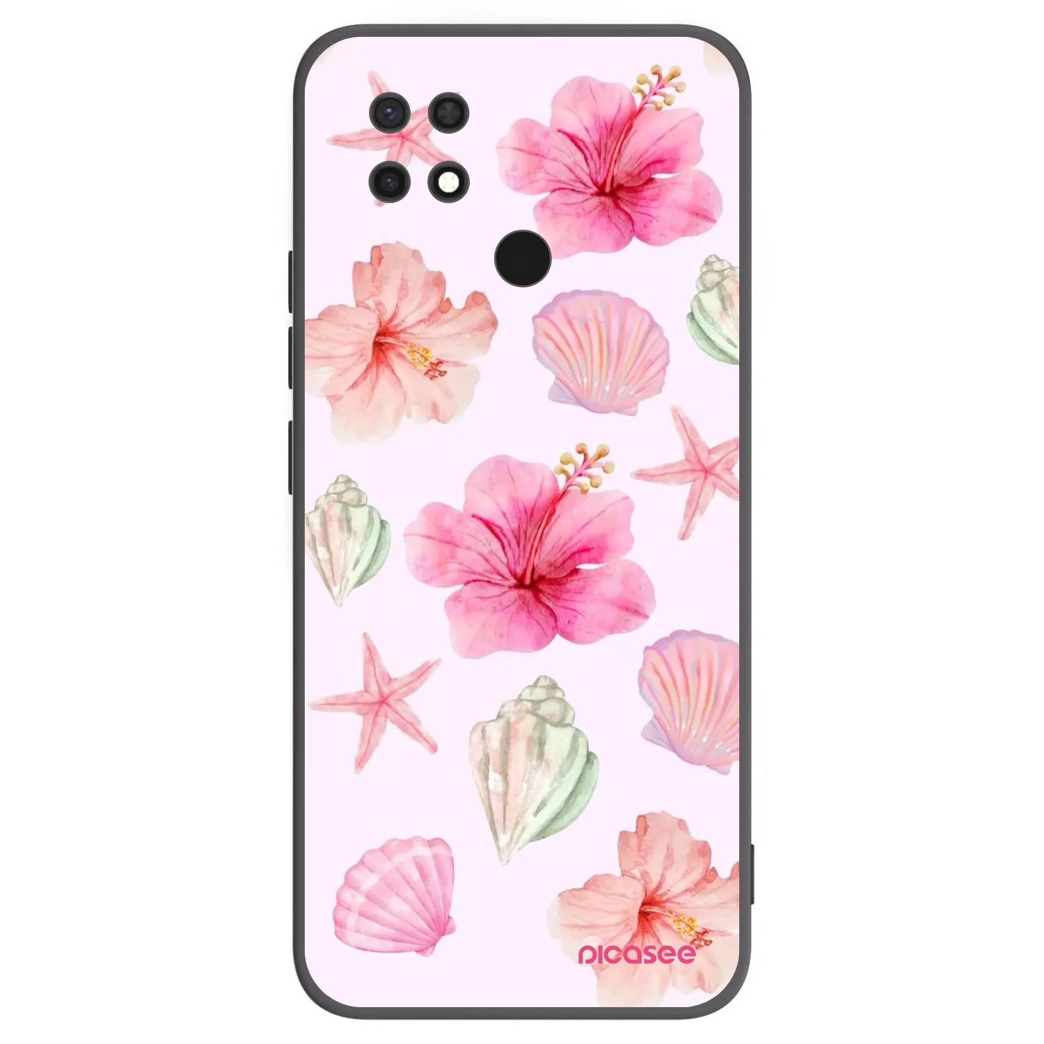 Picasee silikonový černý obal pro Xiaomi Redmi 10C - Blush Lagoon
