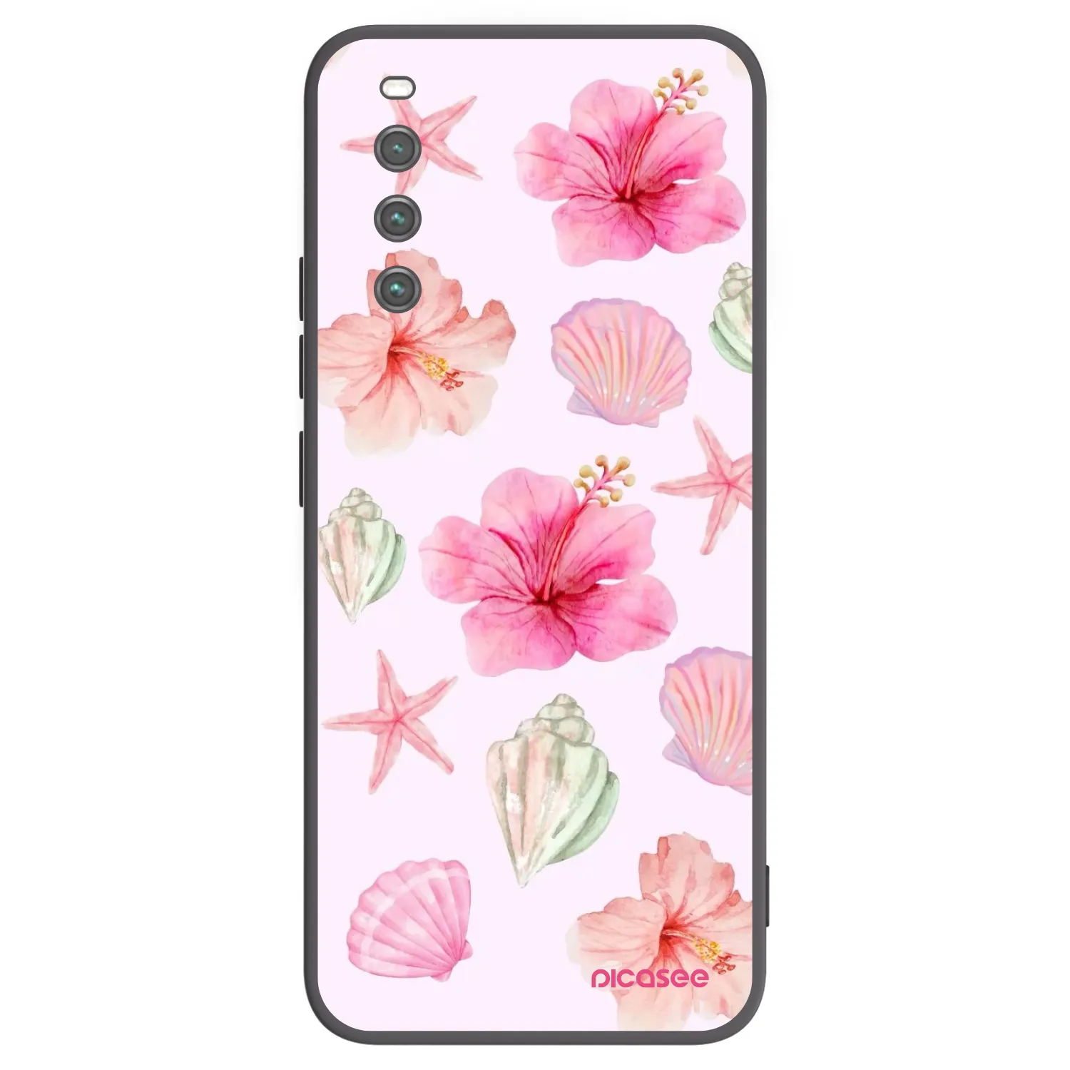 Picasee silikonový černý obal pro Sony Xperia 10 IV 5G - Blush Lagoon