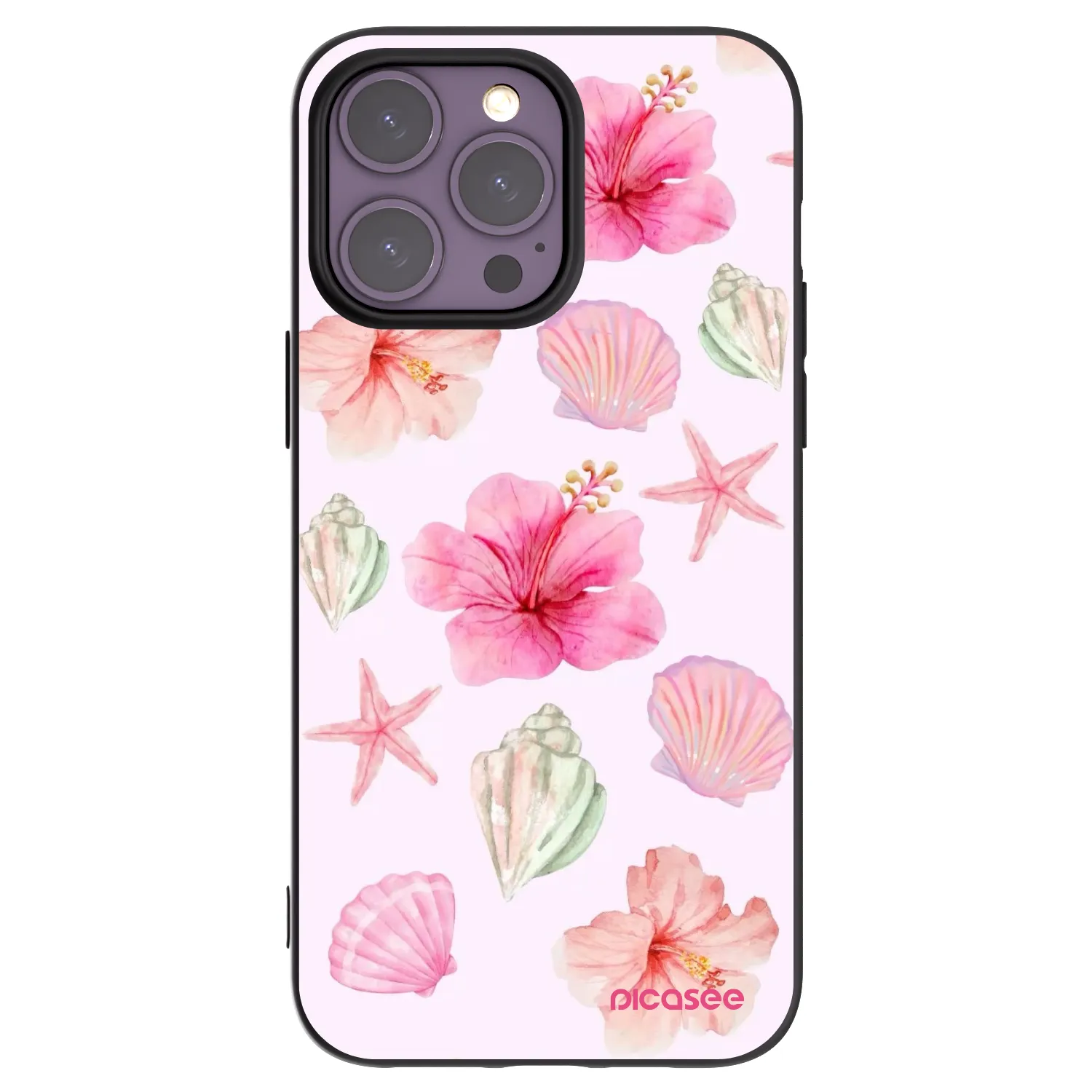 Picasee silikonový černý obal pro Apple iPhone 14 Pro Max - Blush Lagoon