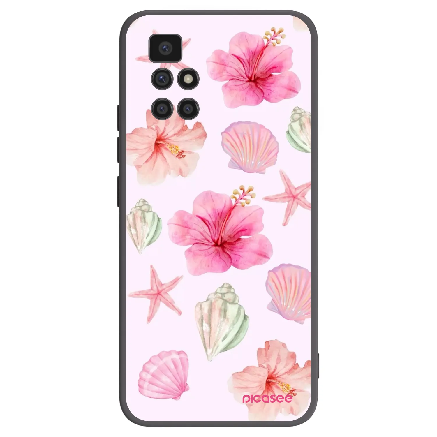 Picasee silikonový černý obal pro Xiaomi Redmi 10 (2022) - Blush Lagoon