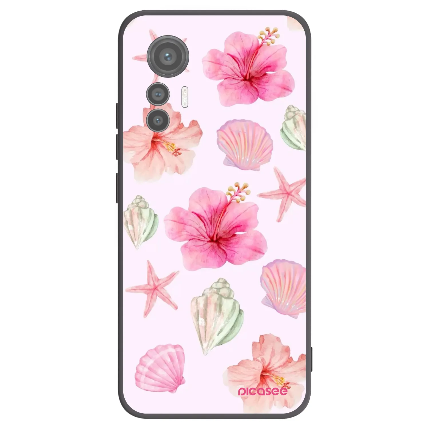 Picasee silikonový černý obal pro Xiaomi 12 Lite - Blush Lagoon