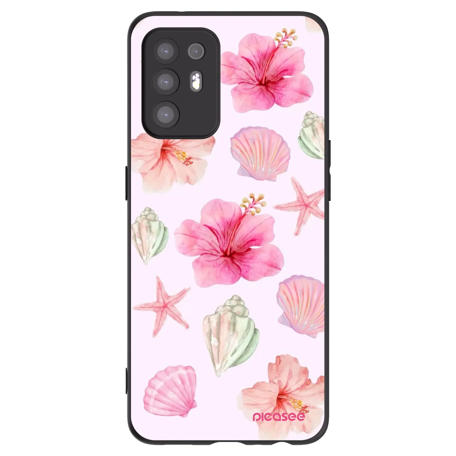 Picasee silikonový černý obal pro OPPO A94 5G - Blush Lagoon