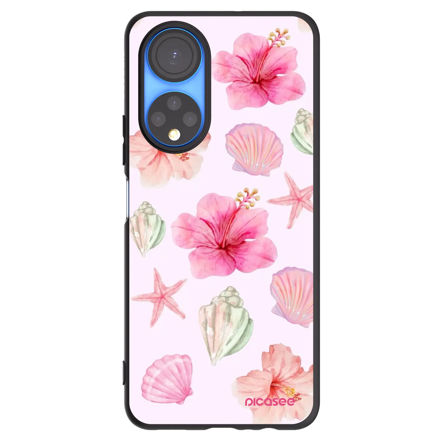 Picasee silikonový černý obal pro Honor X7 - Blush Lagoon