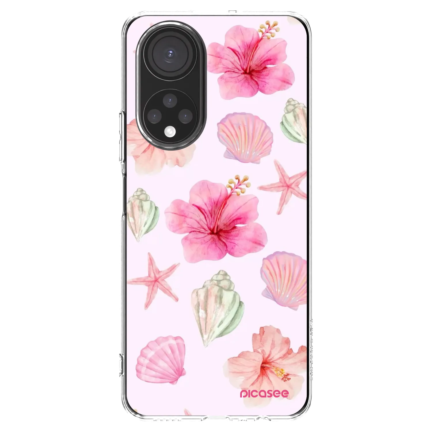Picasee silikonový průhledný obal pro Honor X7 - Blush Lagoon