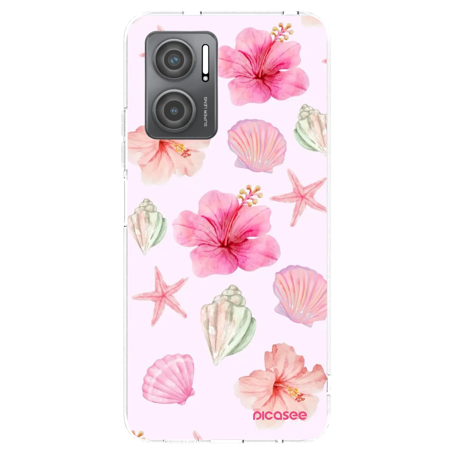 Picasee silikonový průhledný obal pro Xiaomi Redmi 10 5G - Blush Lagoon