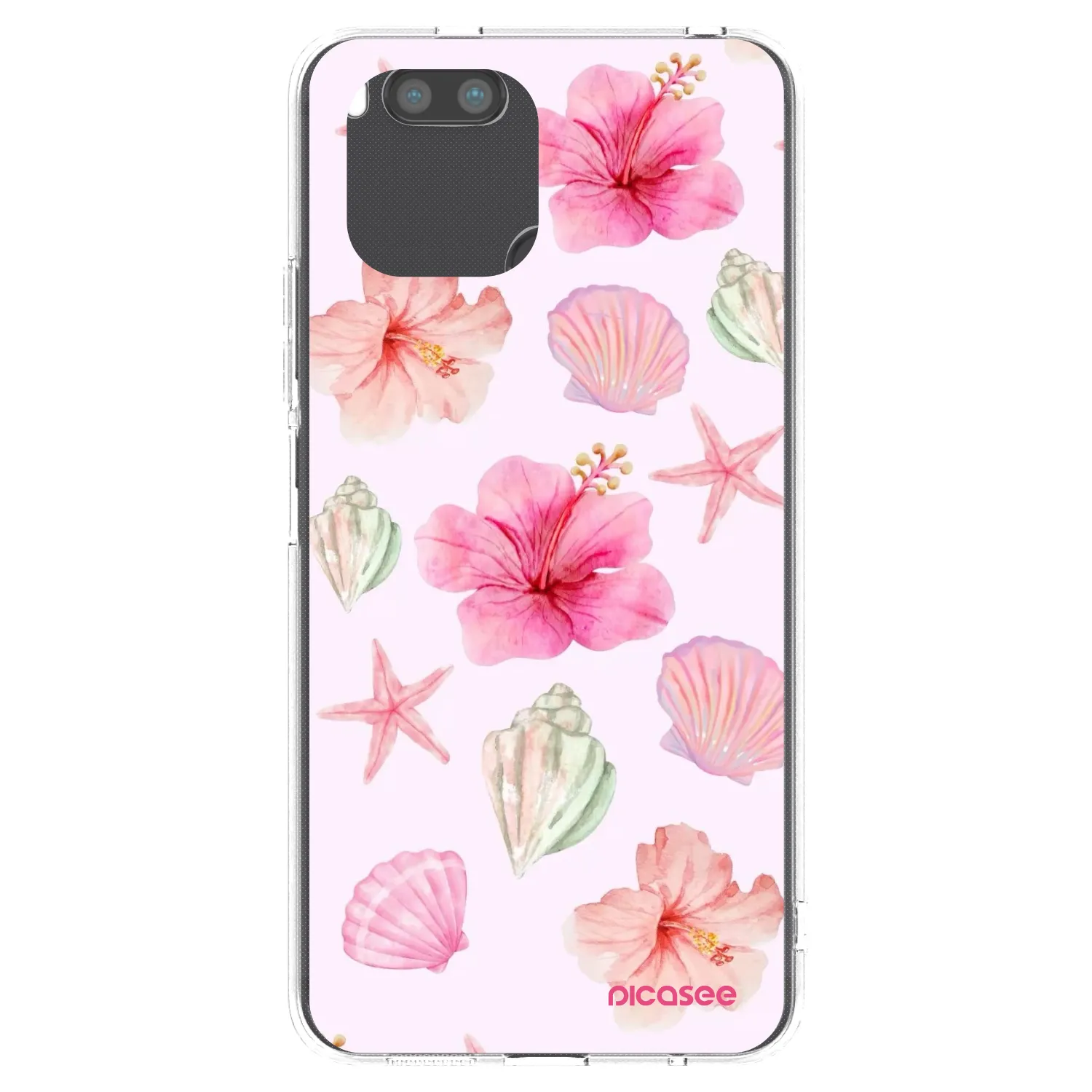 Picasee silikonový průhledný obal pro Xiaomi Redmi A1 - Blush Lagoon