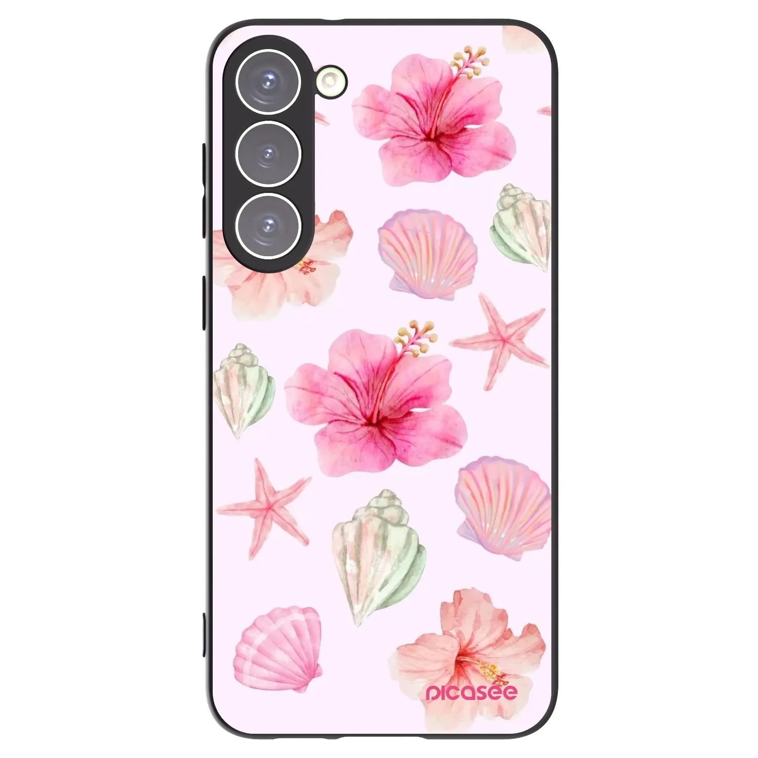 Picasee silikonový černý obal pro Samsung Galaxy S23+ 5G - Blush Lagoon
