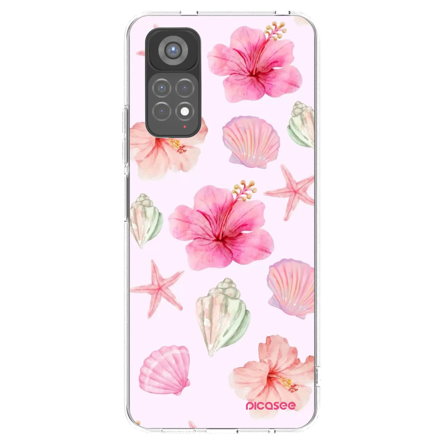 Picasee silikonový průhledný obal pro Xiaomi Redmi Note 11S 5G - Blush Lagoon