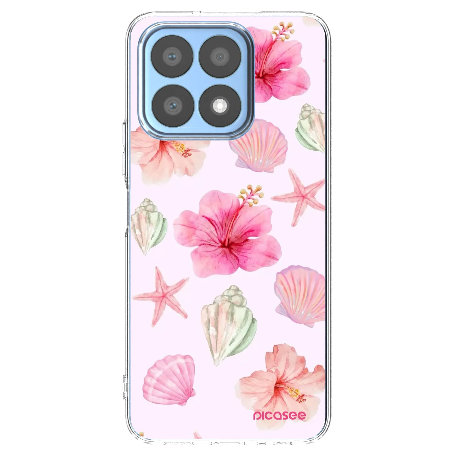 Picasee silikonový průhledný obal pro Honor X8a - Blush Lagoon