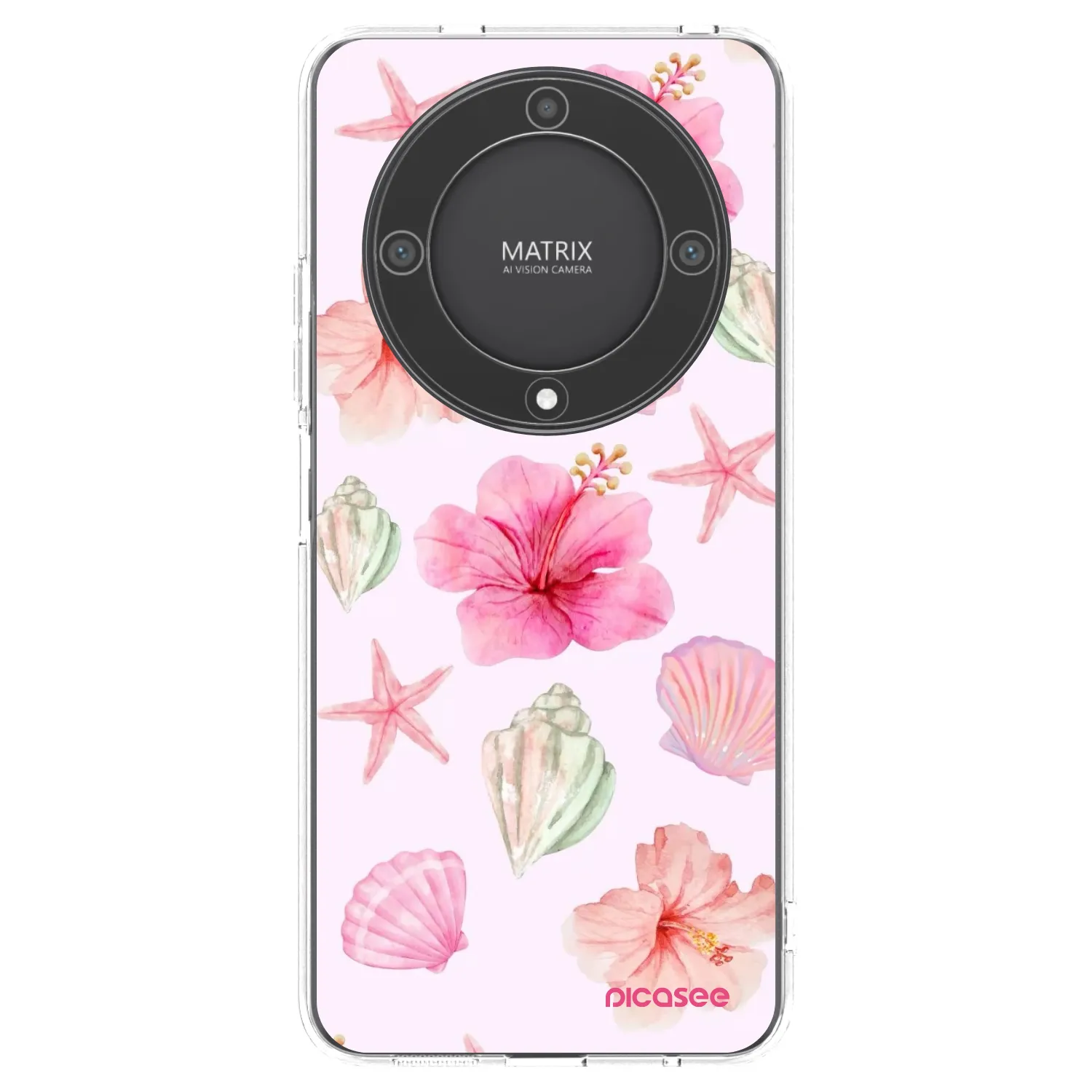 Picasee silikonový průhledný obal pro Honor Magic5 Lite 5G - Blush Lagoon