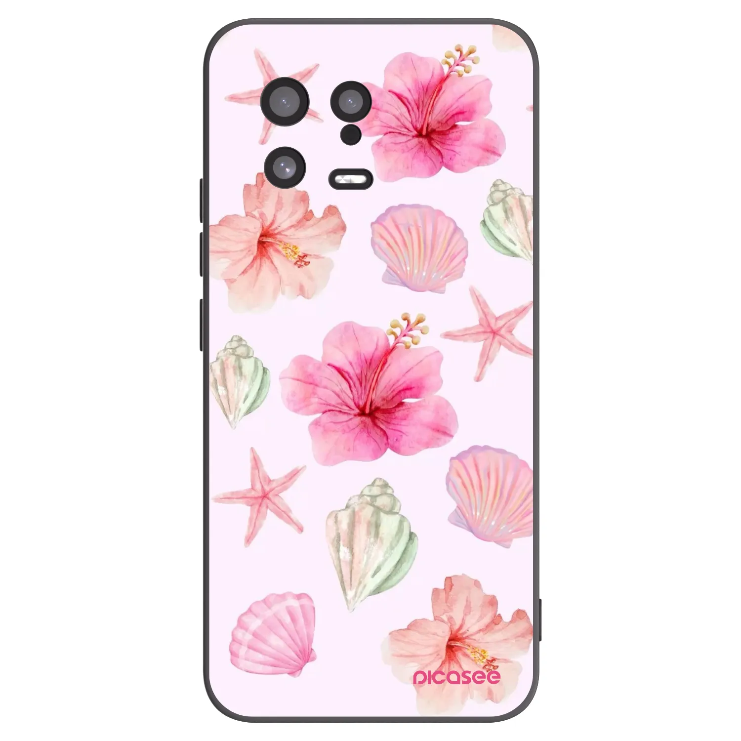 Picasee silikonový černý obal pro Xiaomi 13 - Blush Lagoon