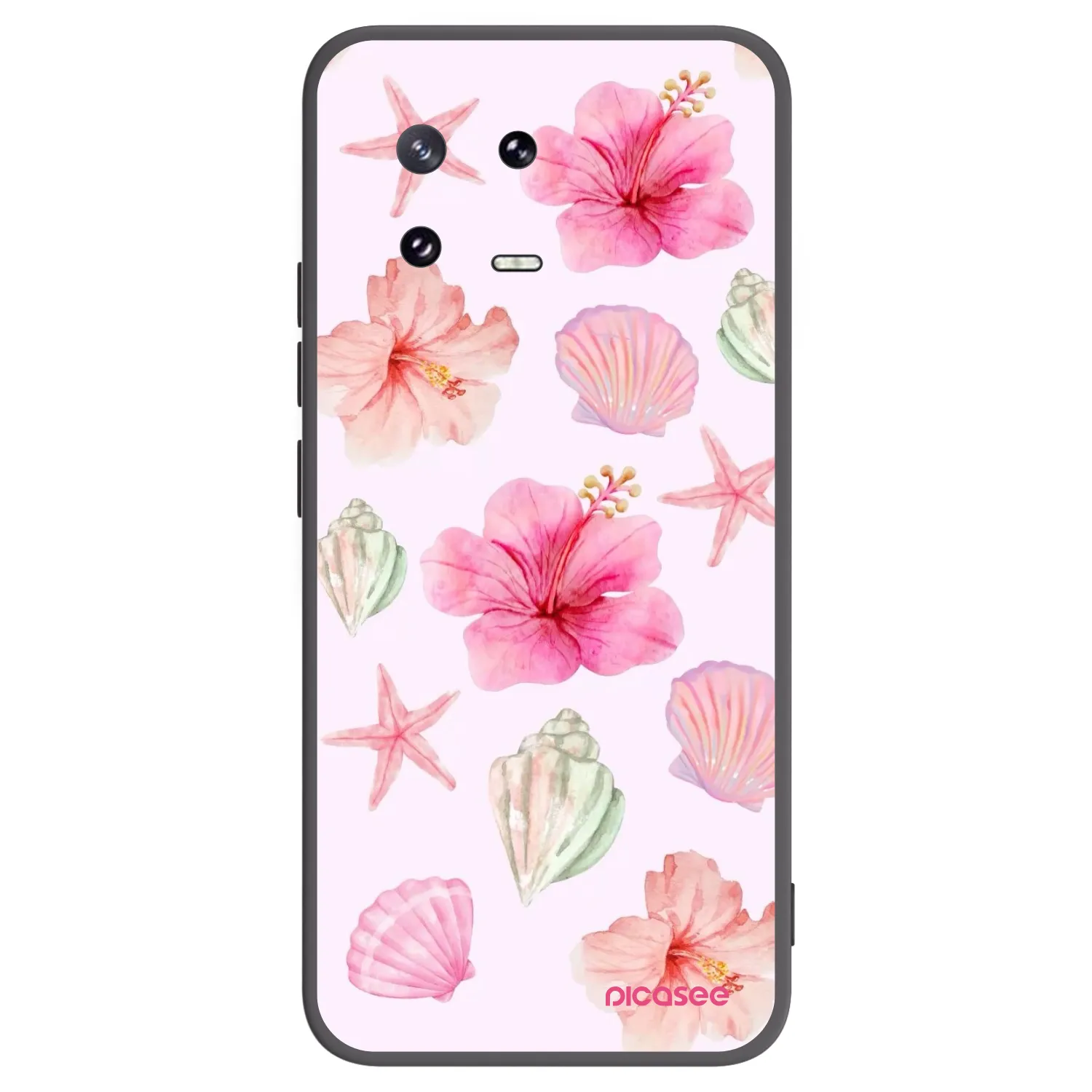 Picasee silikonový černý obal pro Xiaomi 13 Pro - Blush Lagoon