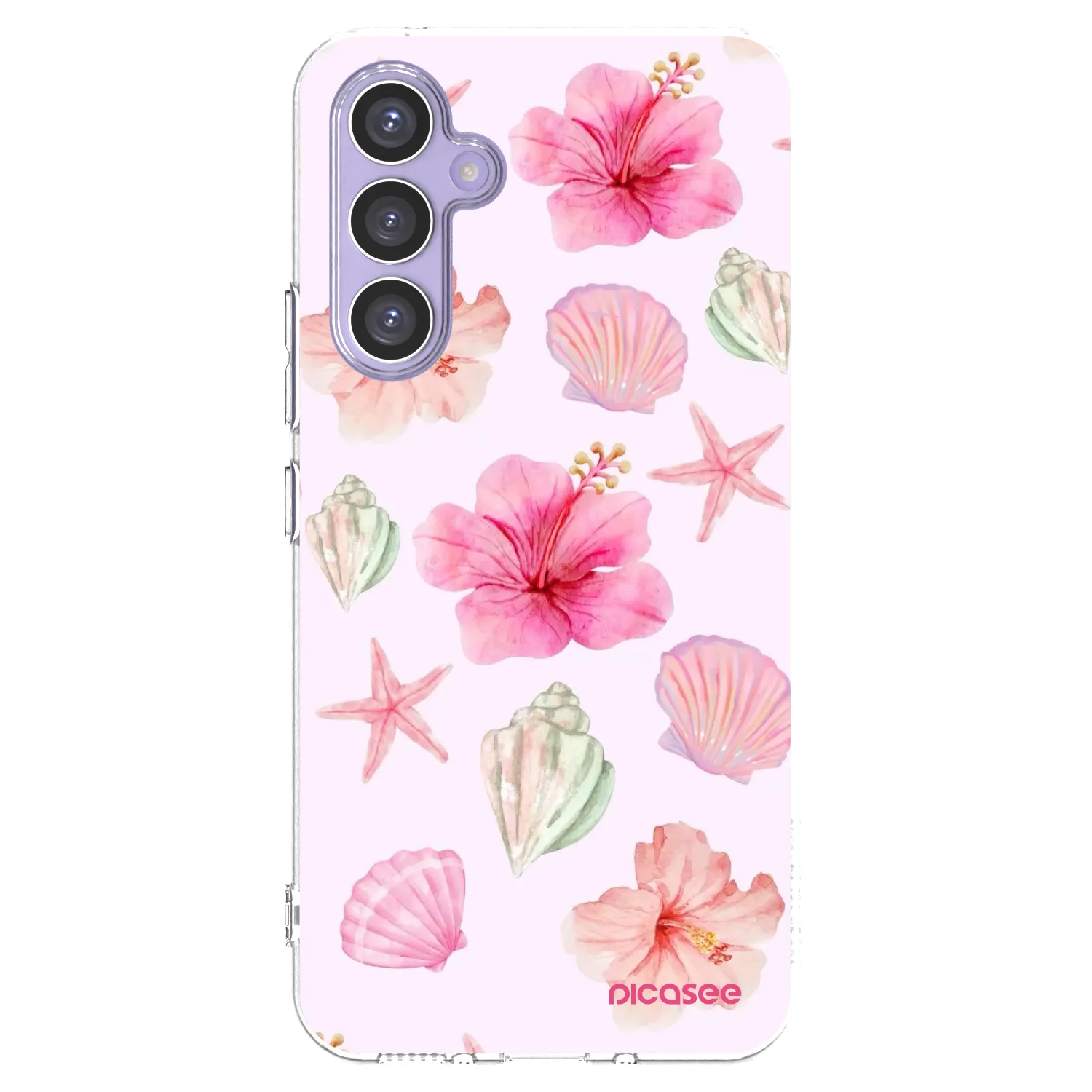 Picasee silikonový průhledný obal pro Samsung Galaxy A54 5G A546B - Blush Lagoon