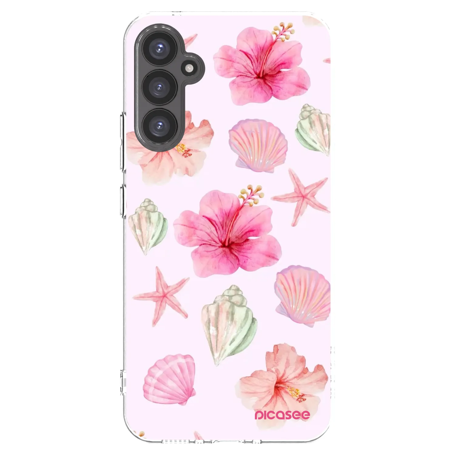 Picasee silikonový průhledný obal pro Samsung Galaxy A34 5G A346B - Blush Lagoon