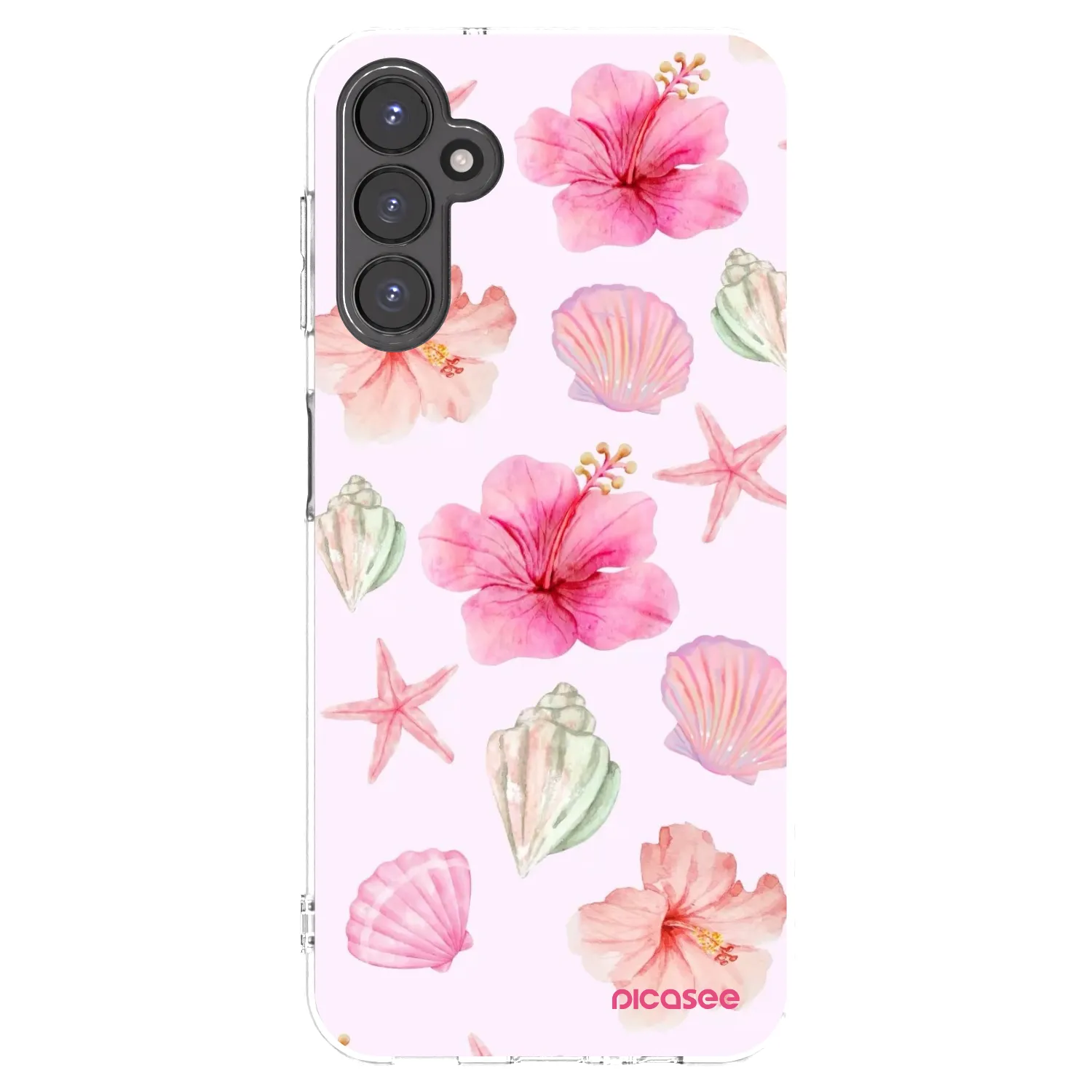 Picasee silikonový průhledný obal pro Samsung Galaxy A14 5G A146P - Blush Lagoon