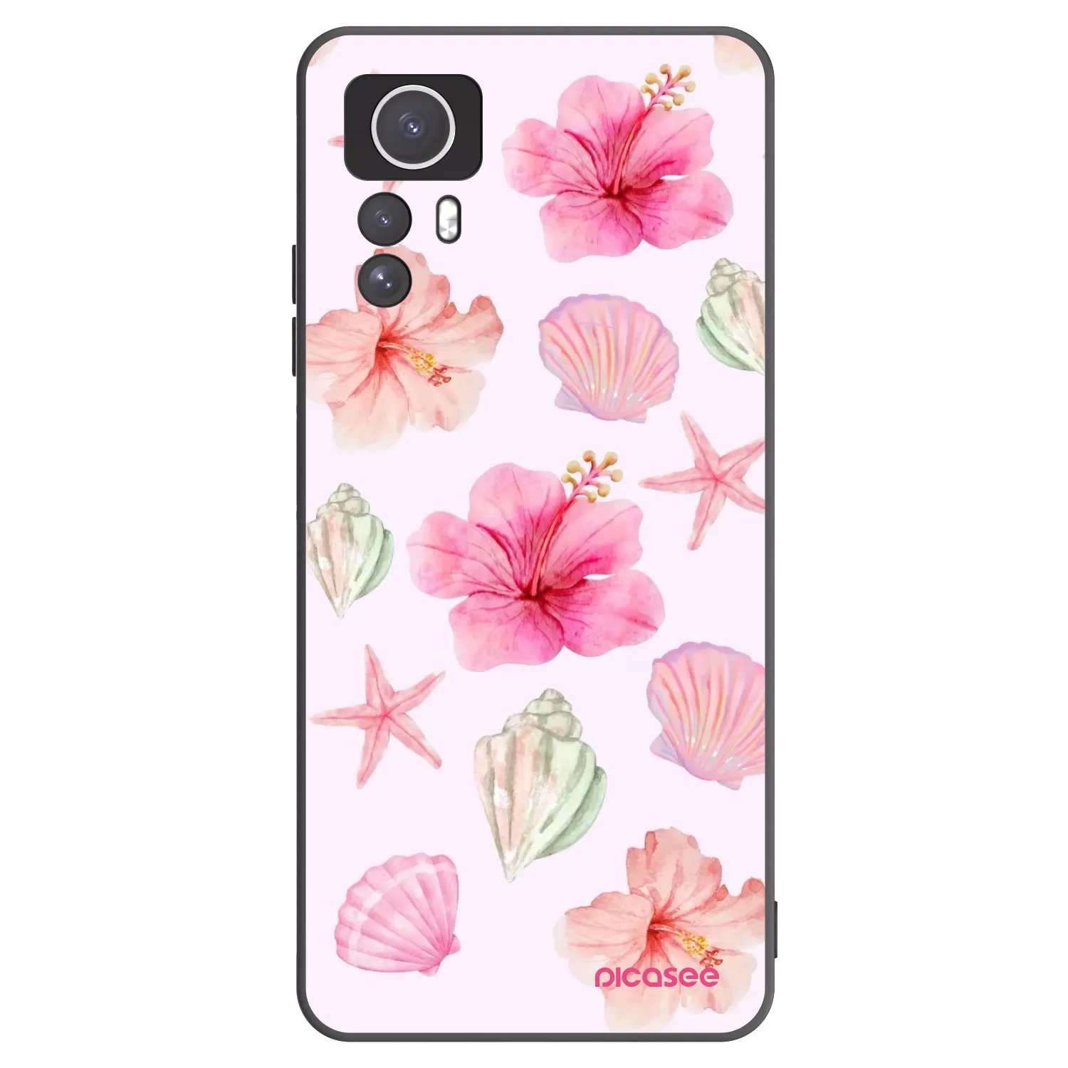 Picasee silikonový černý obal pro Xiaomi Redmi Note 12S - Blush Lagoon