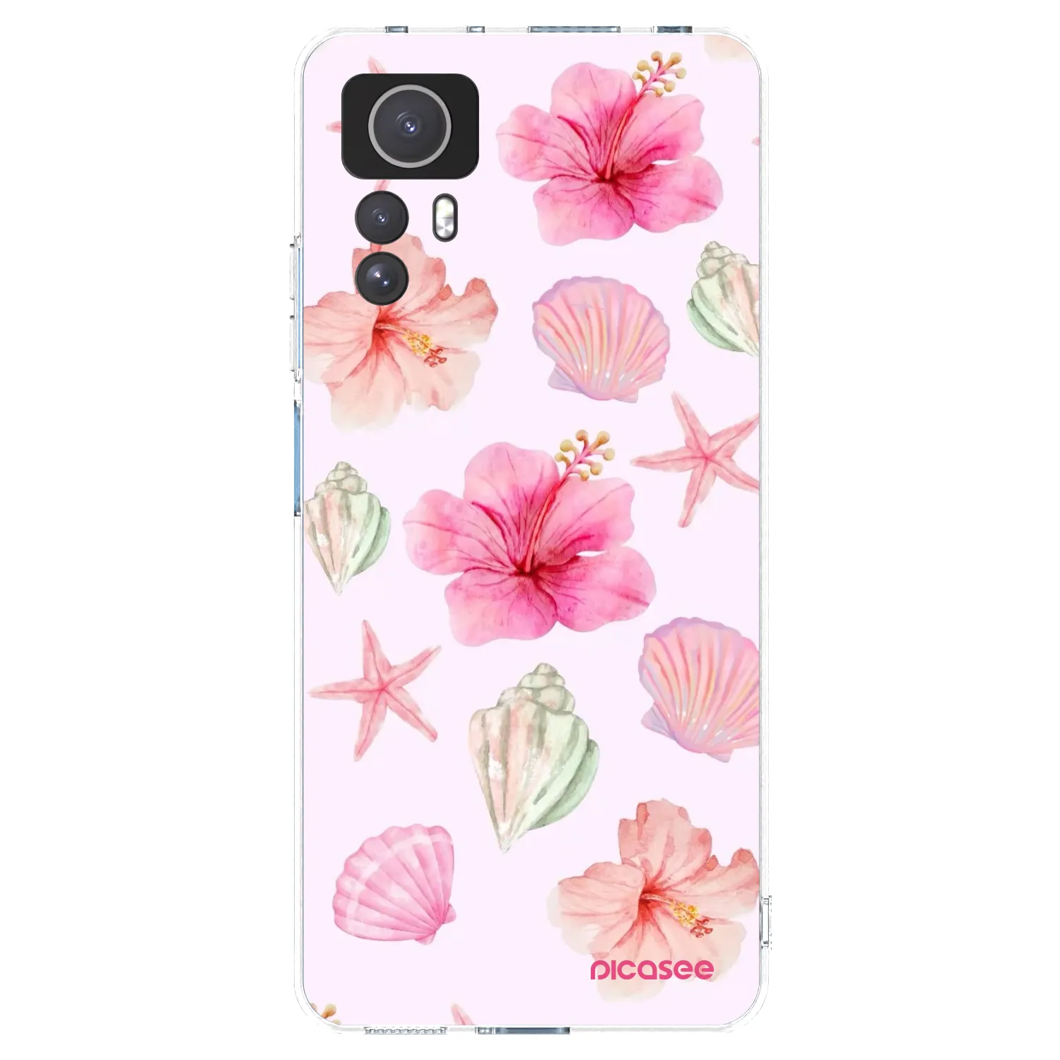 Picasee silikonový průhledný obal pro Xiaomi Redmi Note 12S - Blush Lagoon