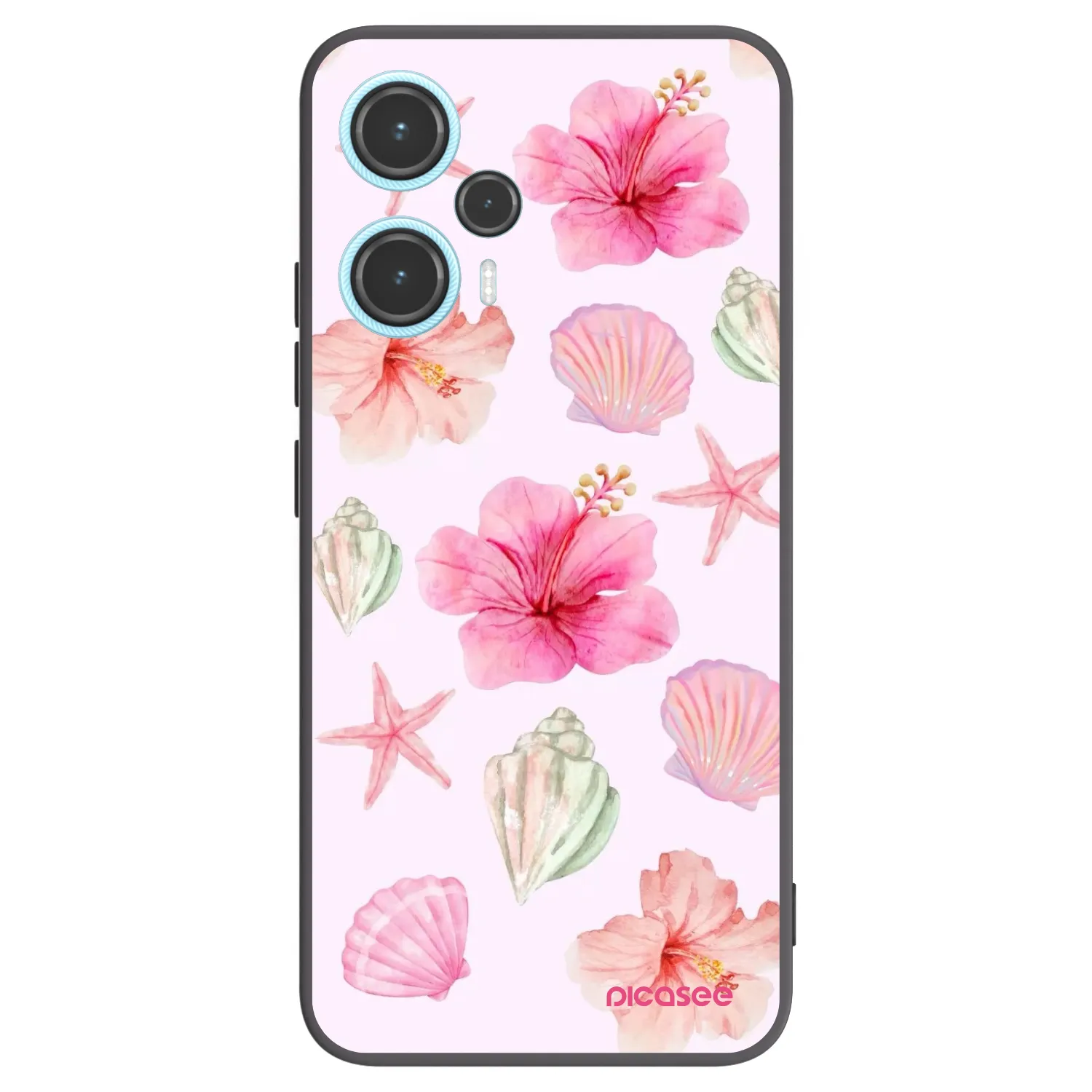 Picasee silikonový černý obal pro Xiaomi Poco F5 - Blush Lagoon