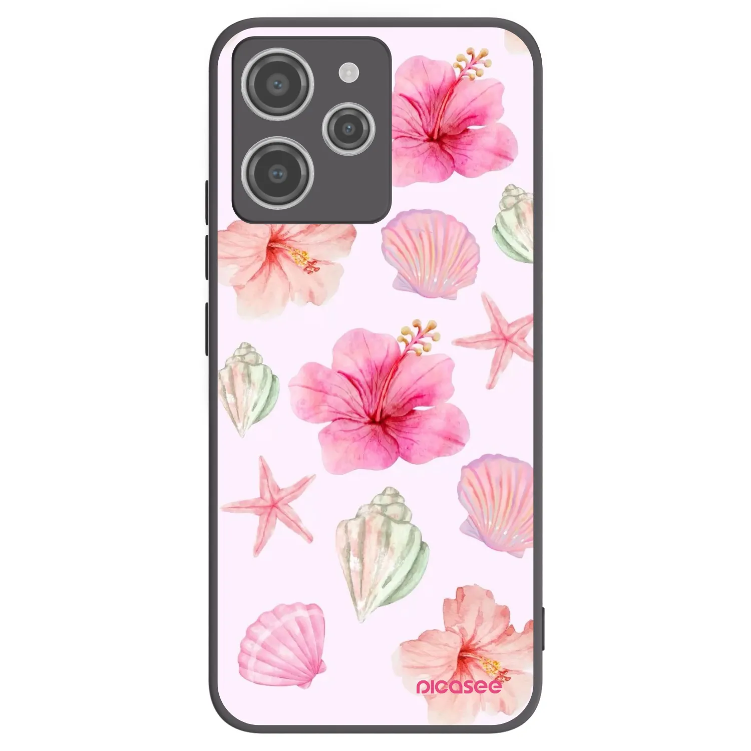 Picasee silikonový černý obal pro Xiaomi Redmi 12 4G - Blush Lagoon