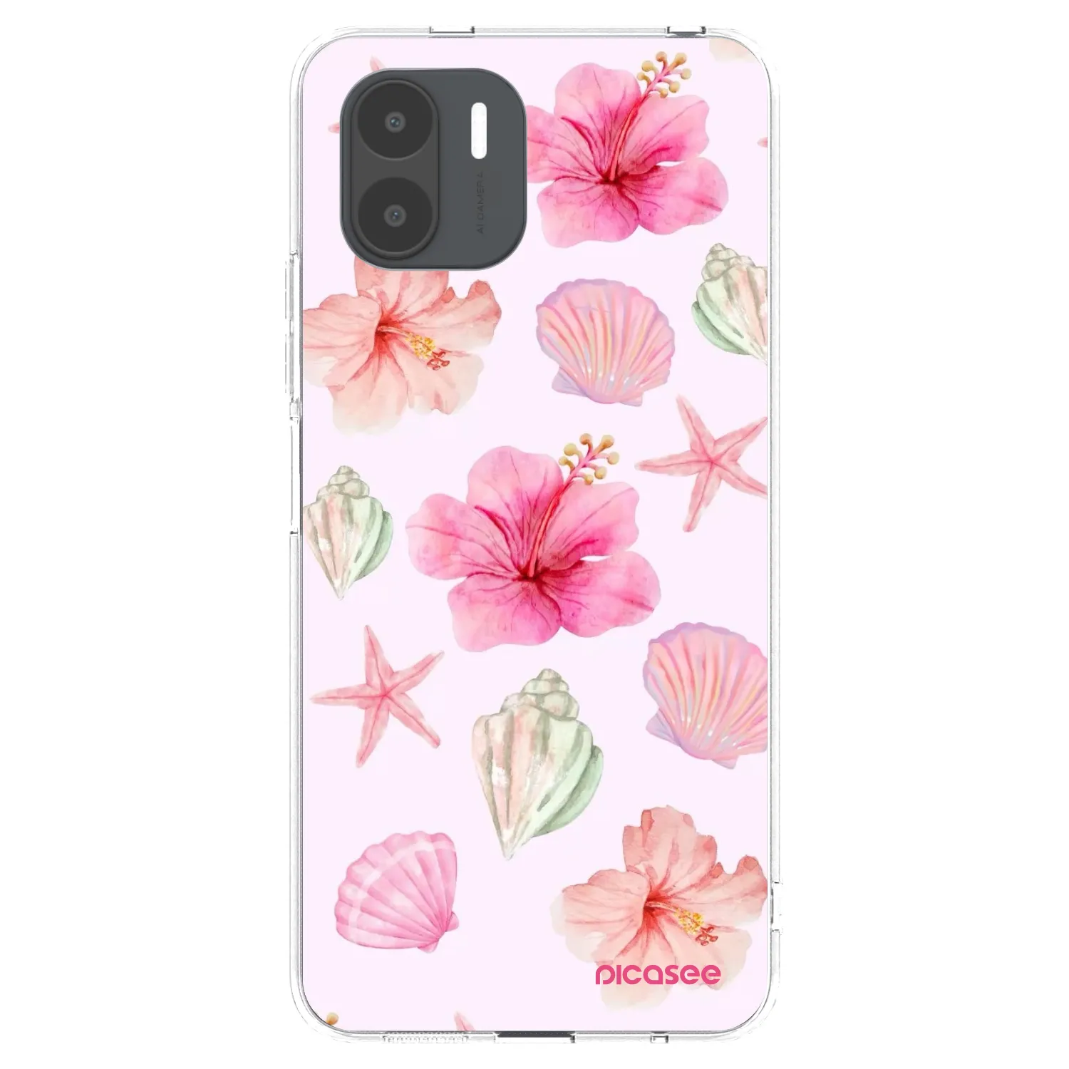 Picasee silikonový průhledný obal pro Xiaomi Redmi A2 - Blush Lagoon