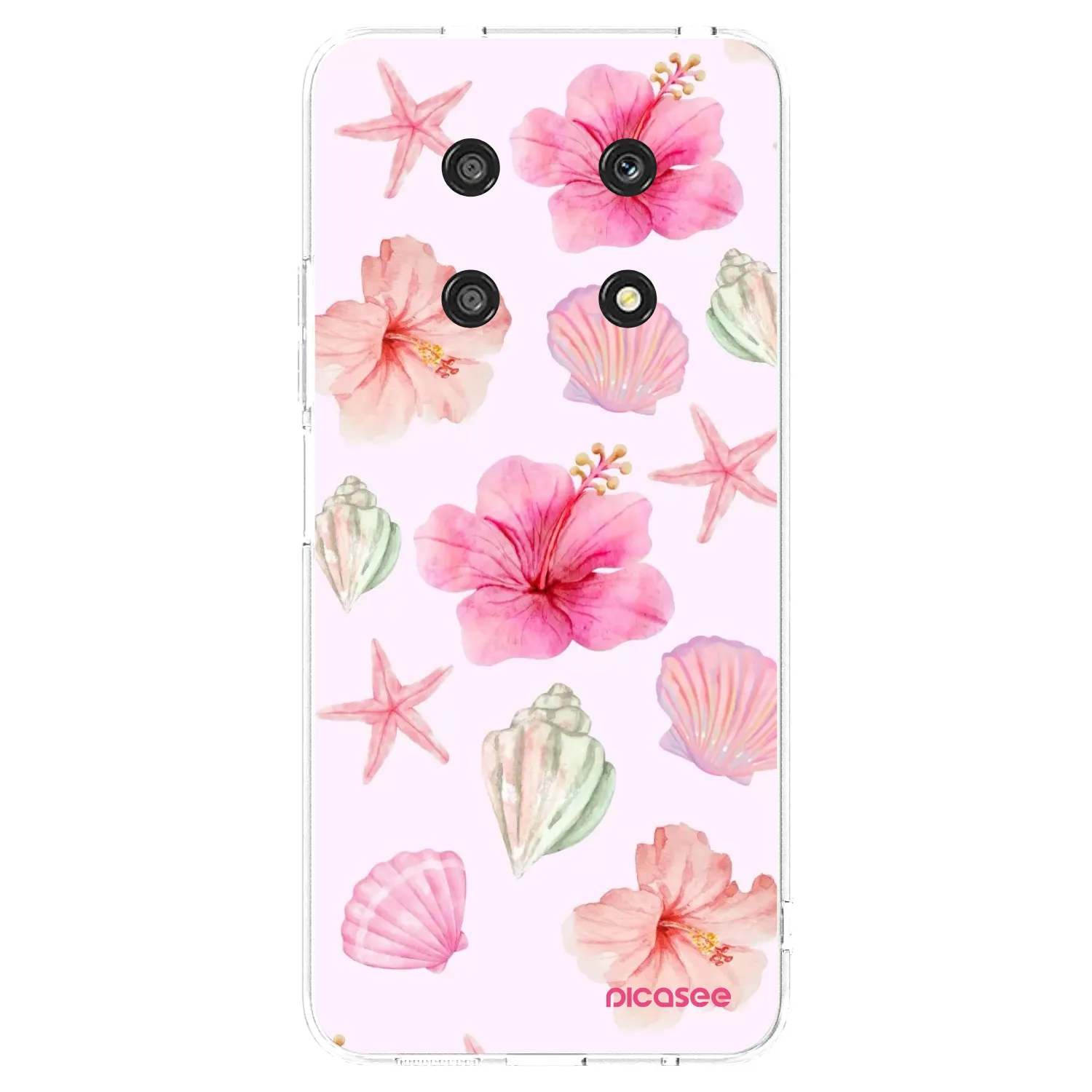 Picasee silikonový průhledný obal pro Honor Magic4 Lite 5G - Blush Lagoon