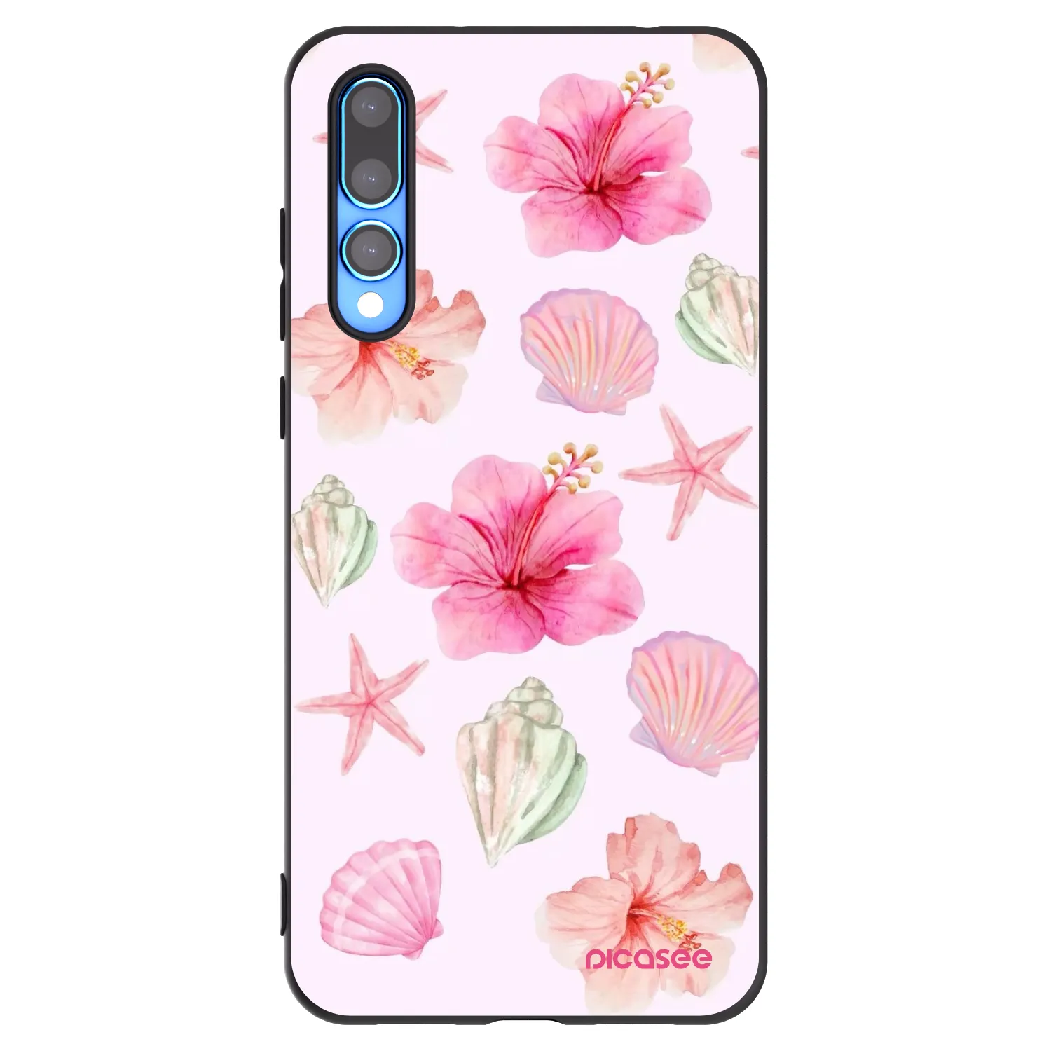 Picasee silikonový černý obal pro Huawei P20 Pro - Blush Lagoon