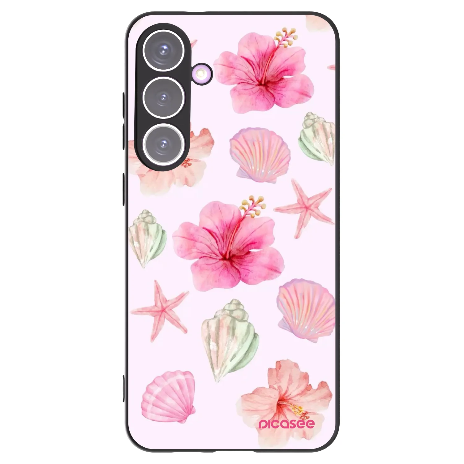 Picasee silikonový černý obal pro Samsung Galaxy S24+ S926B 5G - Blush Lagoon
