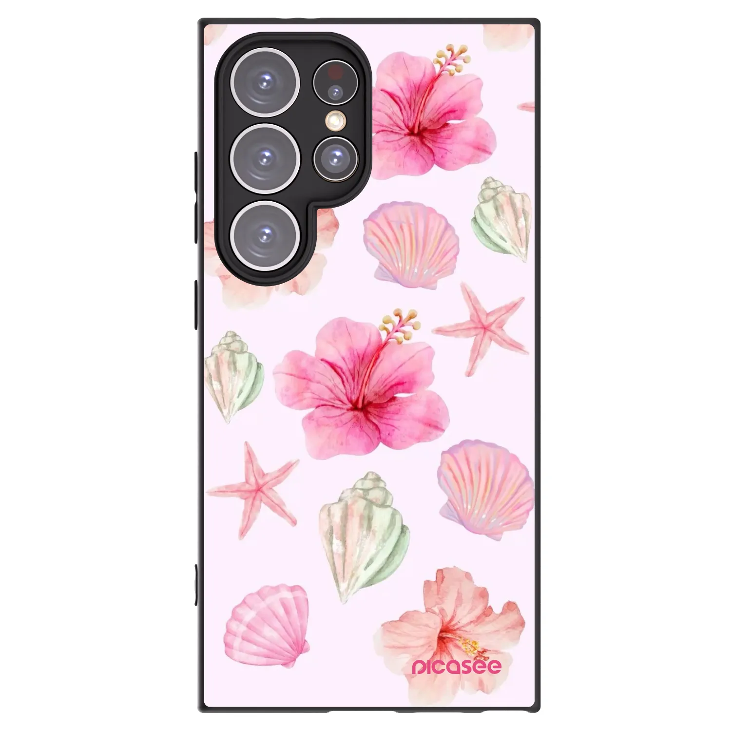 Picasee silikonový černý obal pro Samsung Galaxy S24 Ultra S928B 5G - Blush Lagoon